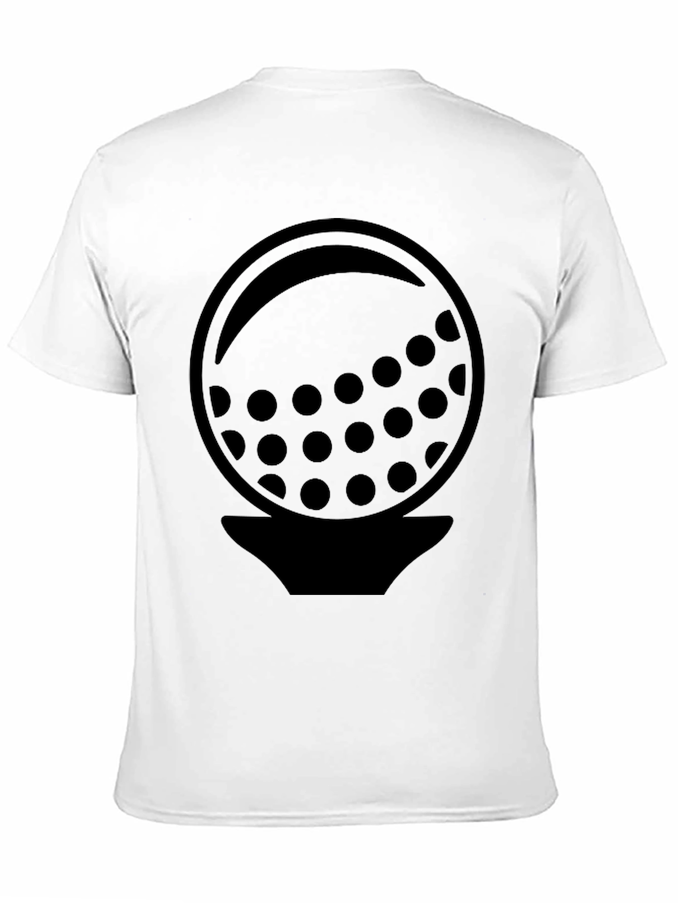 Black Golf Ball Graphic Tee - Stylish Golfer Shirt view 11