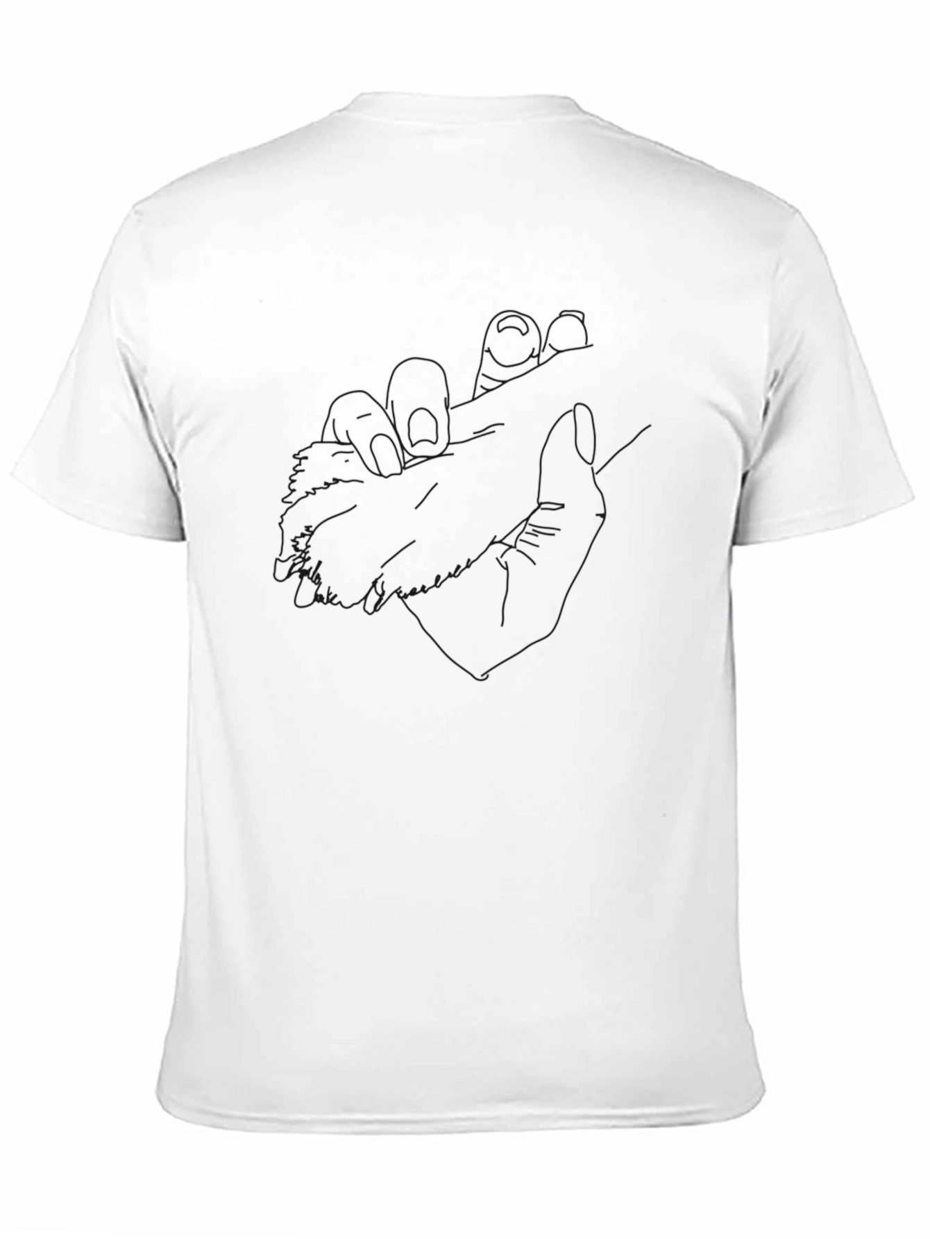 Black Men's Black Solid Basic T-Shirt - Casual Comfort view 11