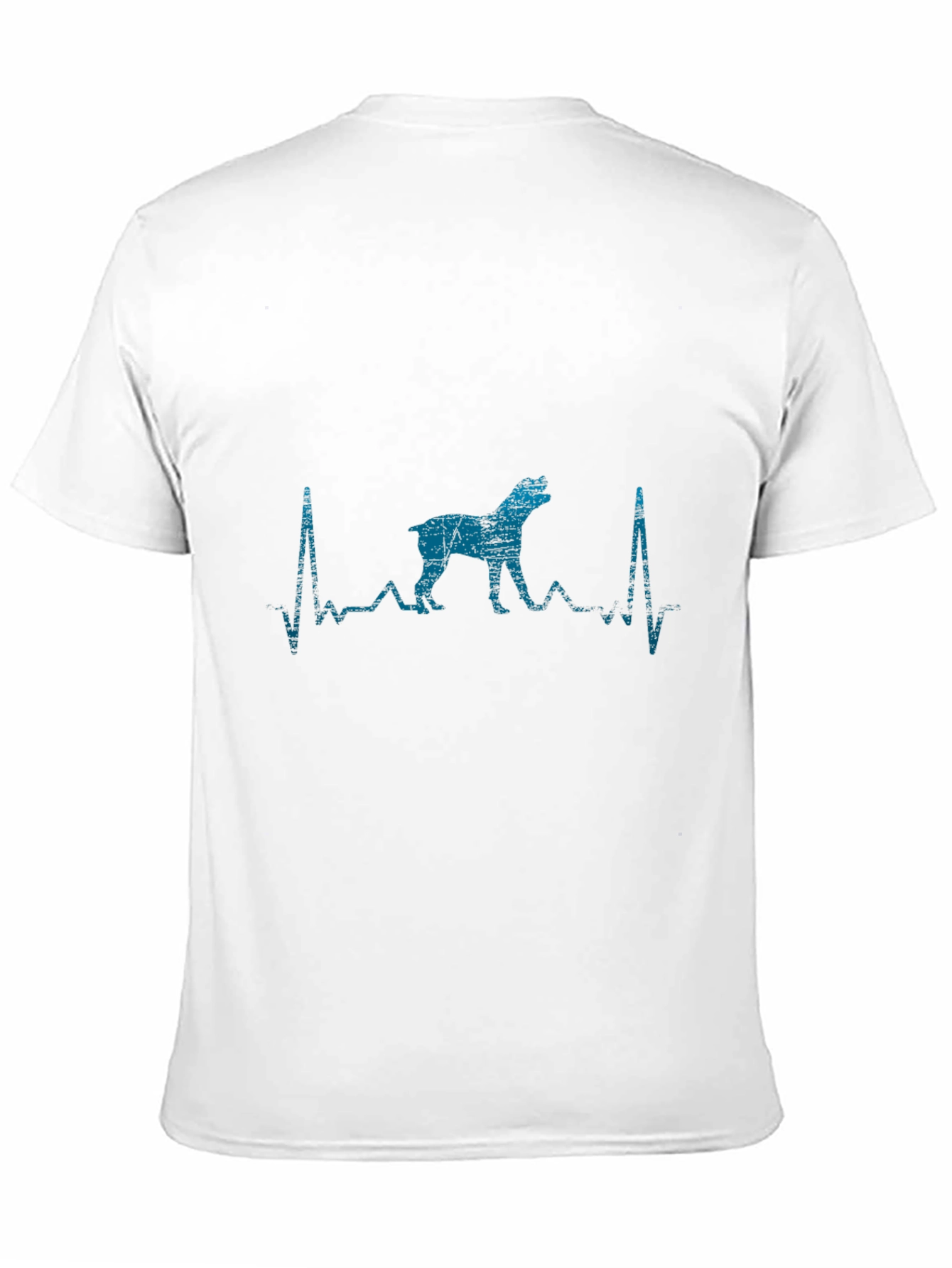 Black Dog Heartbeat Graphic Tee - Black view 11