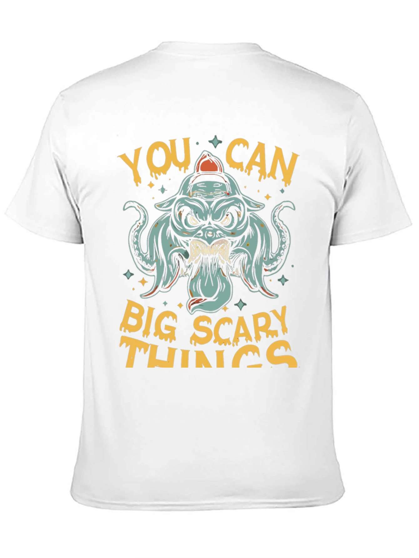 Black Big Scary Things Graphic Tee - Men's view 11