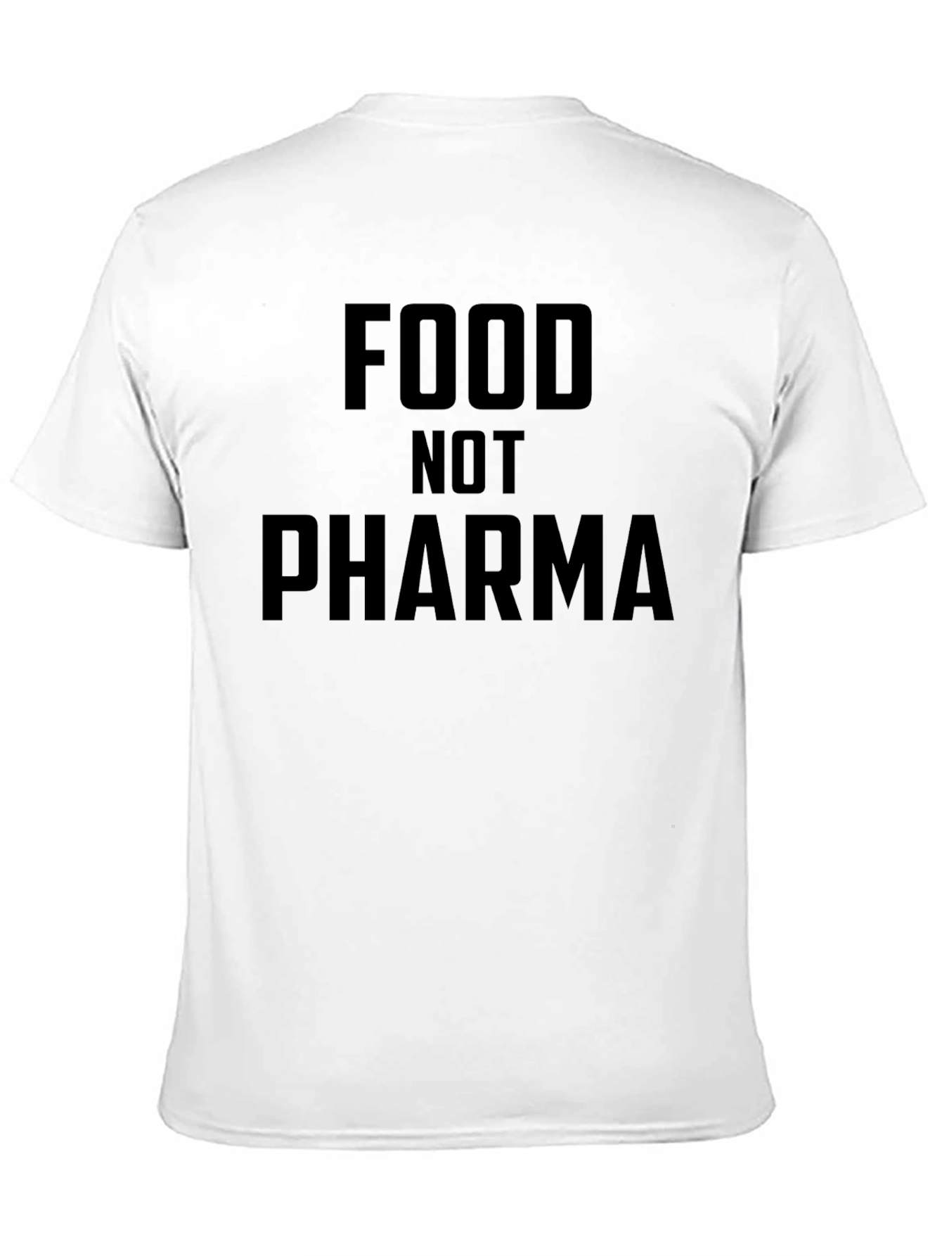 Black Food Not Pharma T-Shirt view 11