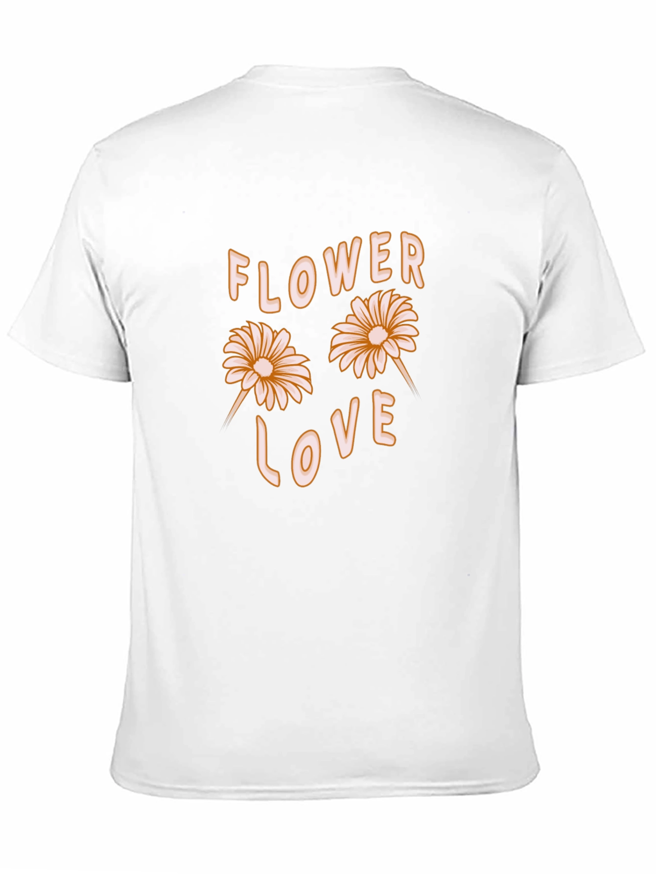 Black Flower Love Graphic Tee - Black Cotton Casual Shirt view 11
