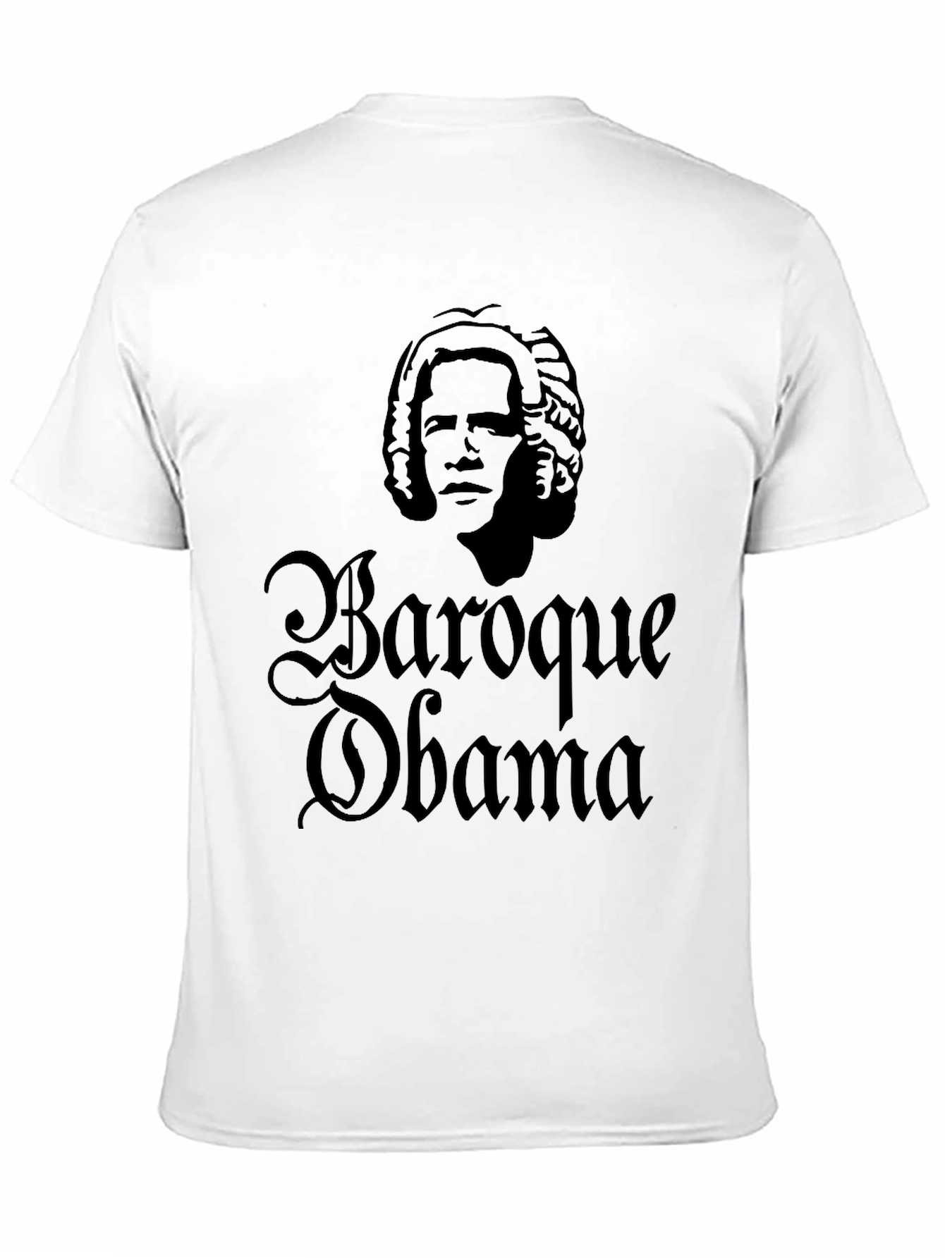 Black Baroque Obama Graphic T-Shirt - Stylish & Unique! view 11