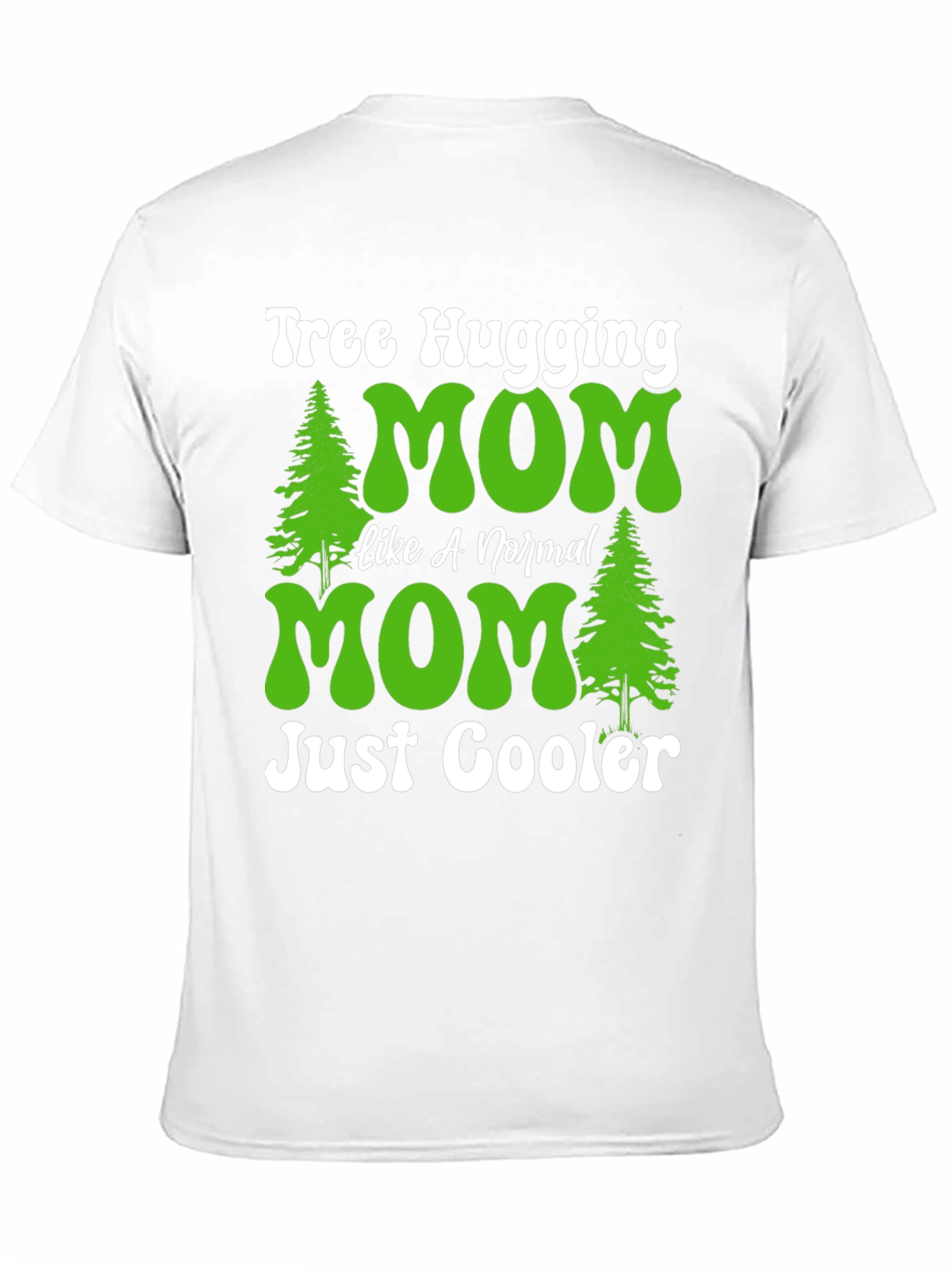 Black Tree Hugging Mom T-Shirt - Just Cooler view 11