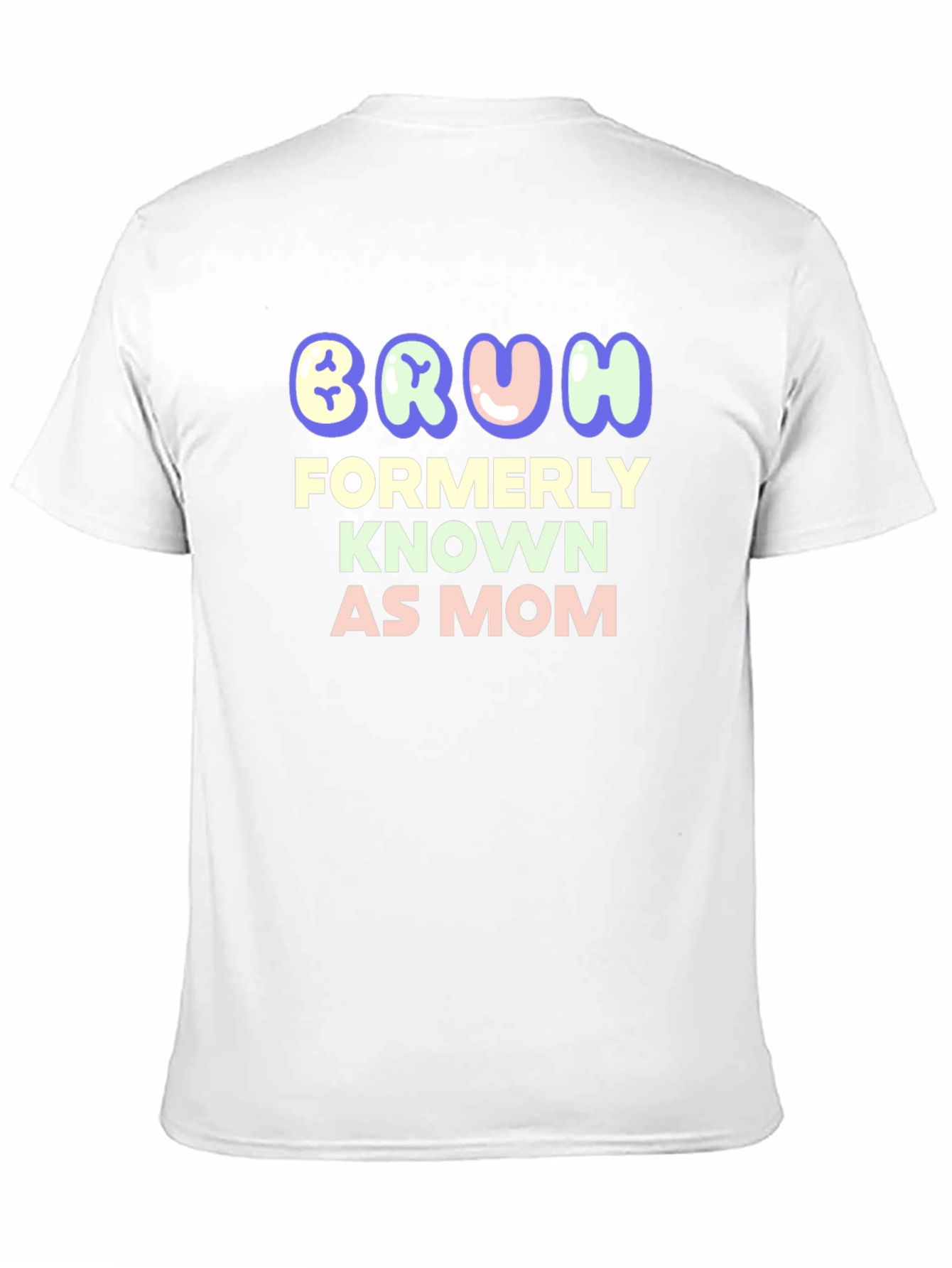 Black Bruh Formerly Known as Mom - Funny T-Shirt view 11