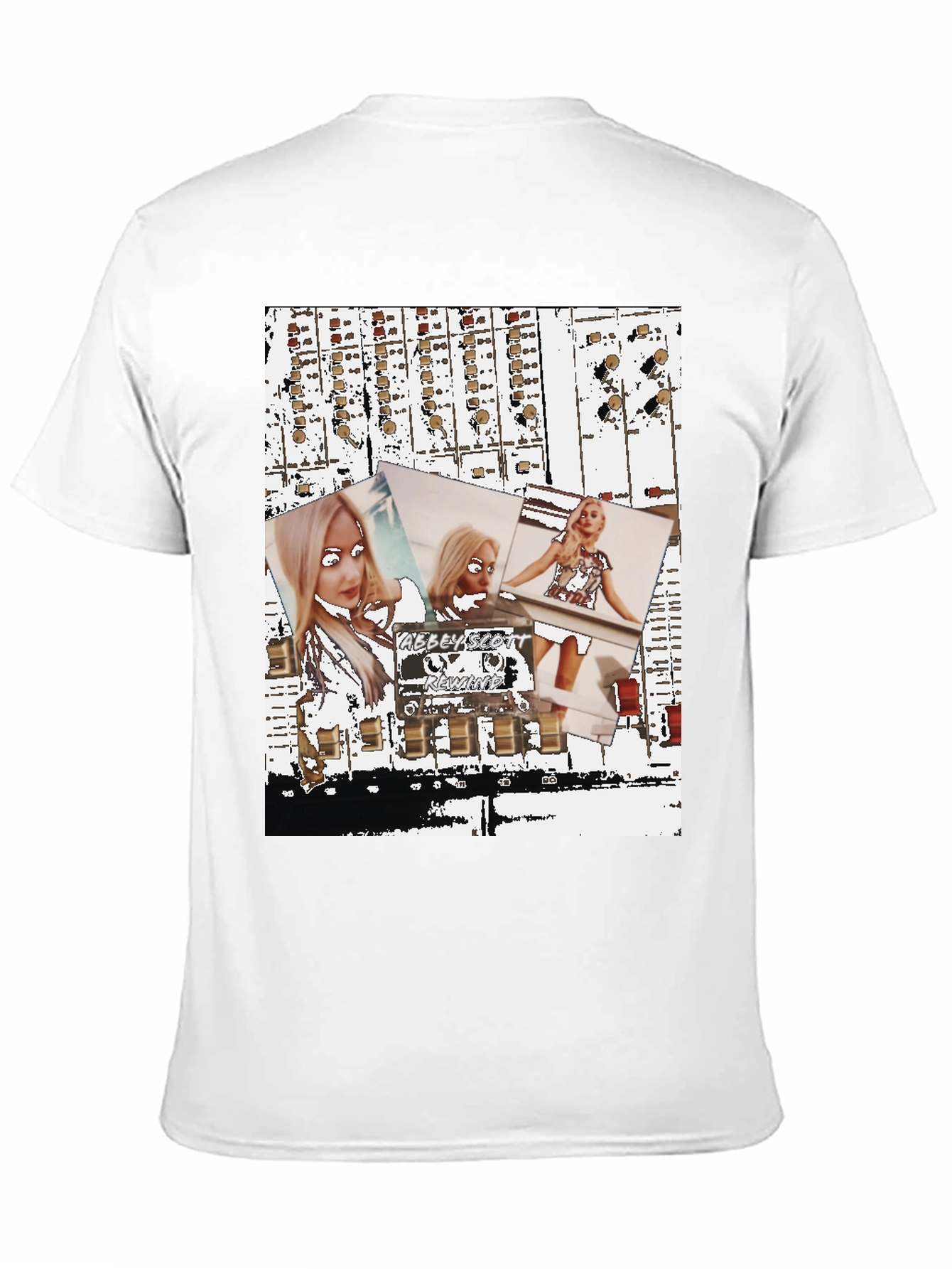 Black Abstract Abbey Scott Graphic Tee view 11