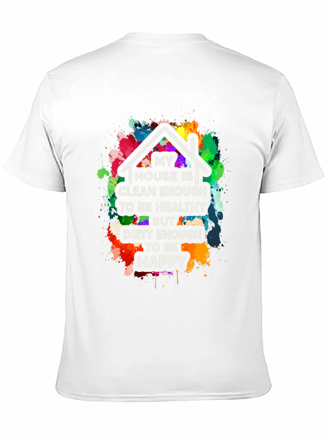 Black Clean Enough/Dirty Enough T-Shirt view 11