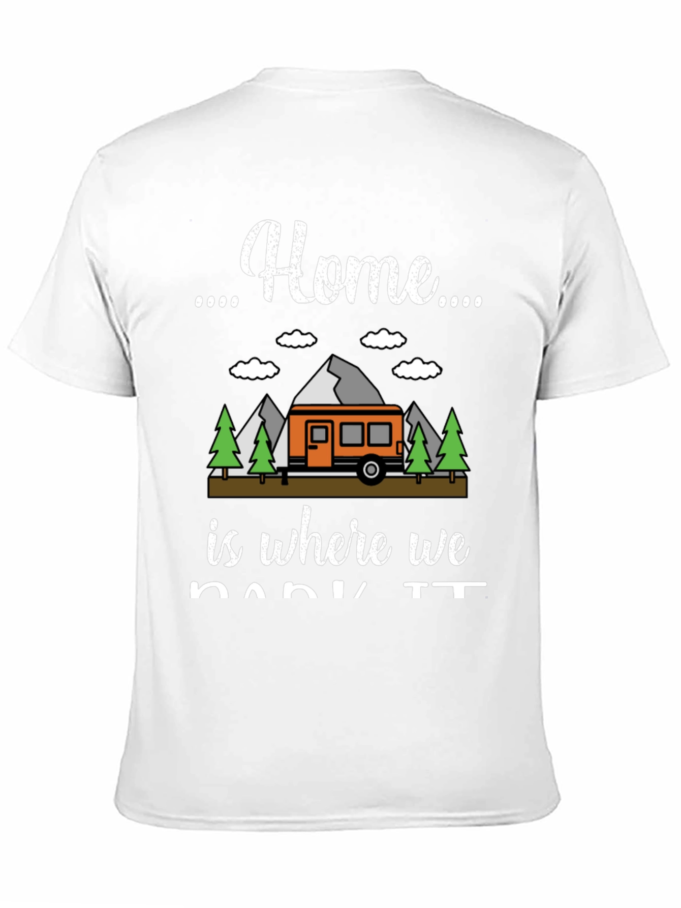 Black Home is Where We Park It T-Shirt view 11