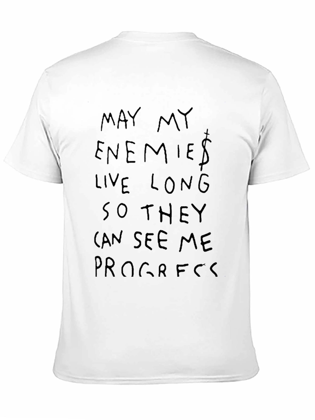 Black May My Enemies Live Long T-Shirt view 11