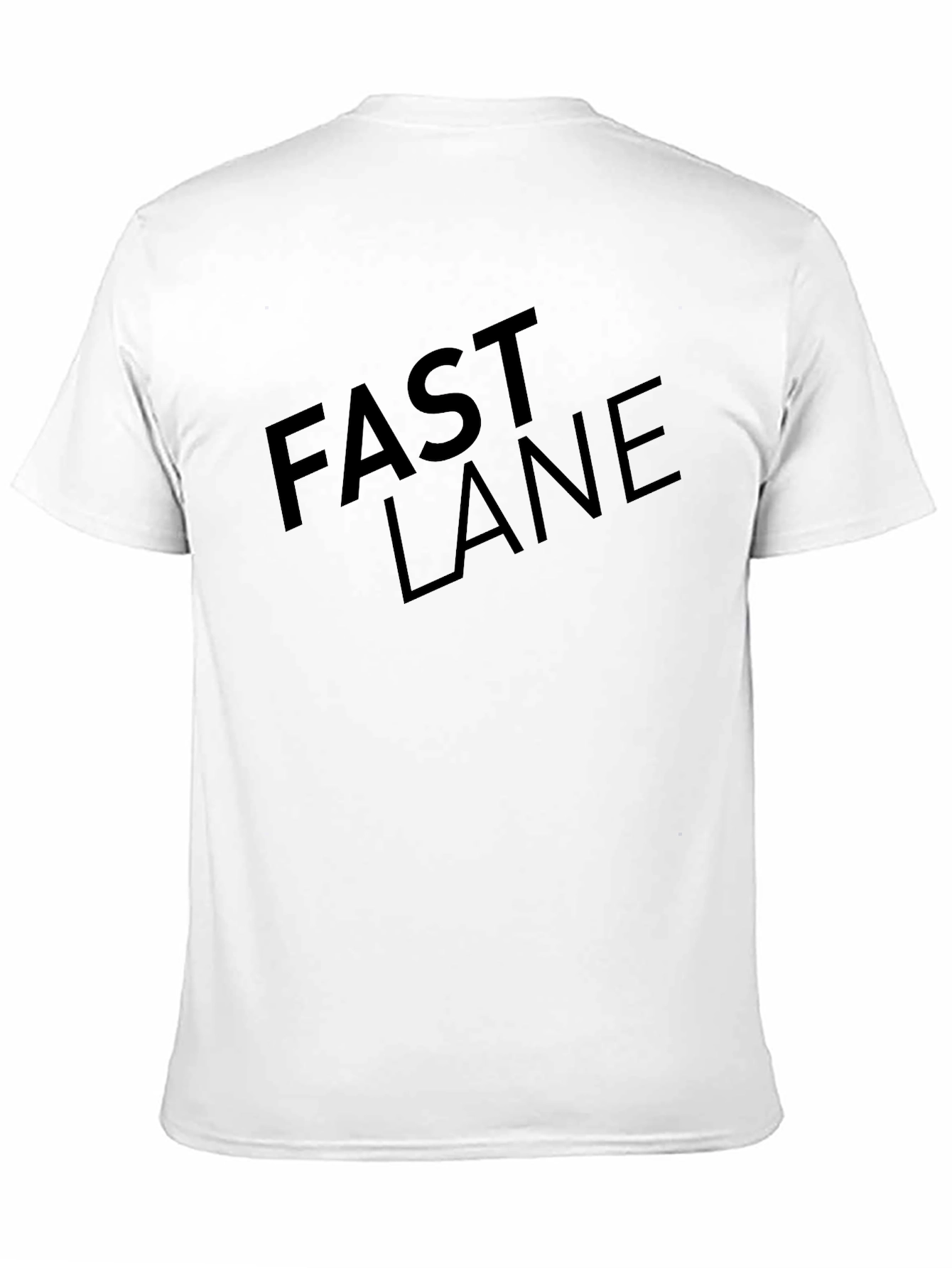 Black Fast Lane Black Graphic Tee - Men's Casual Style view 11