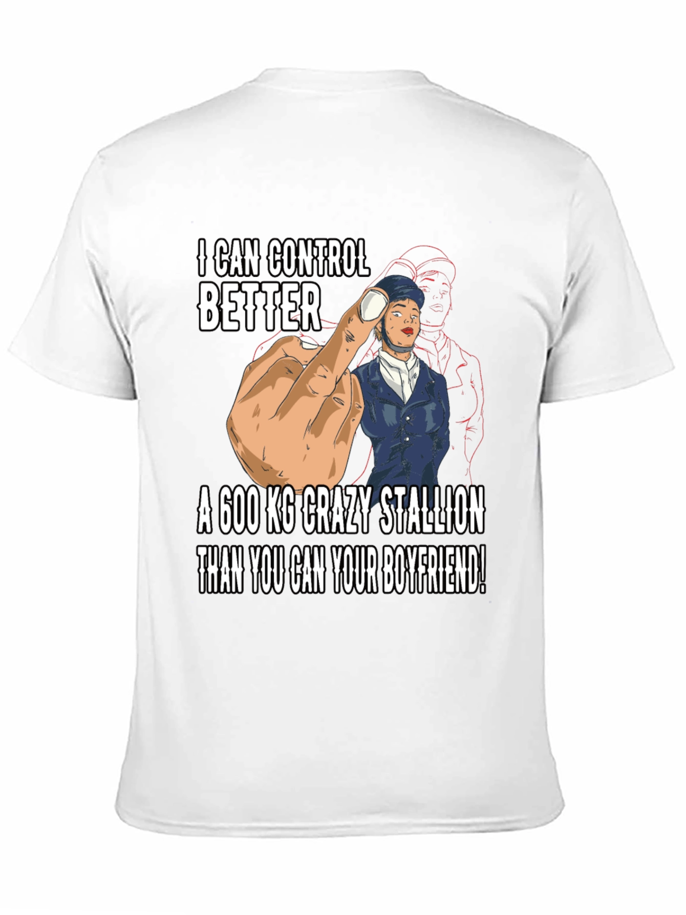 Black I Can Control Better Graphic T-Shirt view 11