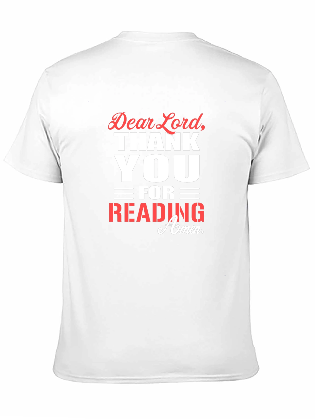 Black Dear Lord T-Shirt - Thank You Funny Slogan view 11