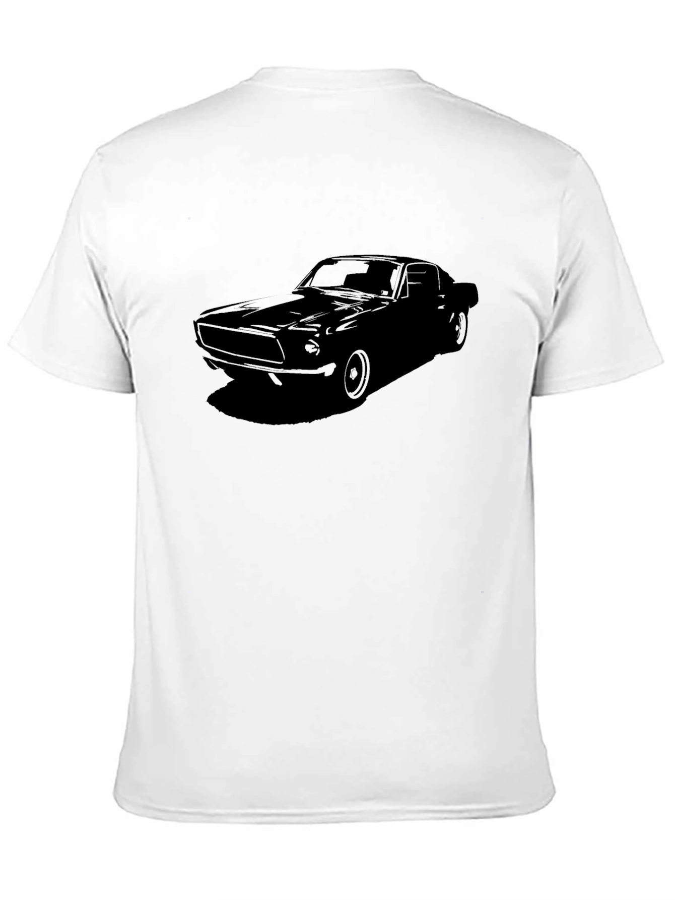 Black Classic Car Graphic Tee - Black view 11