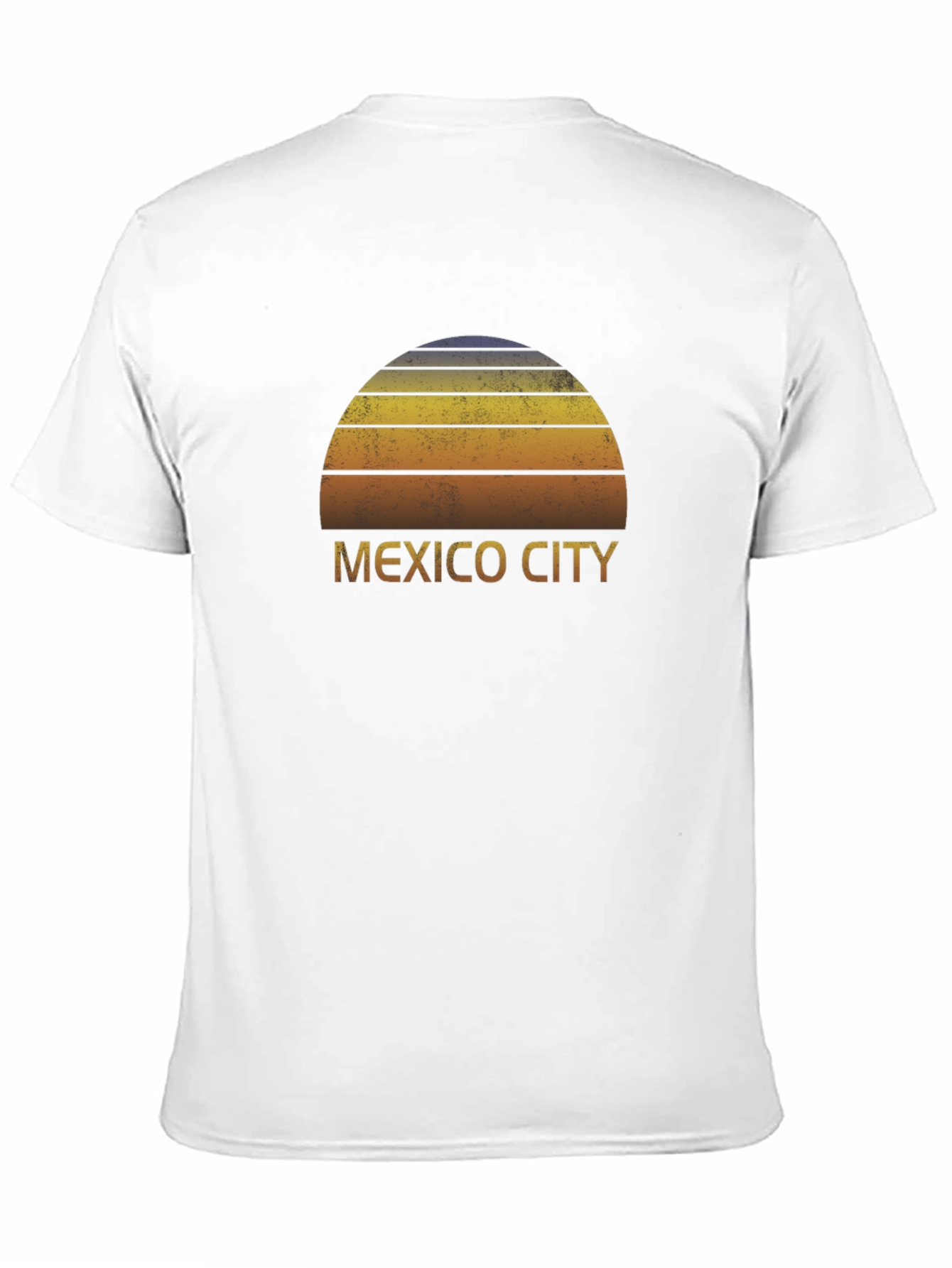 Black Mexico City Sunset Graphic Tee - Retro Style view 11