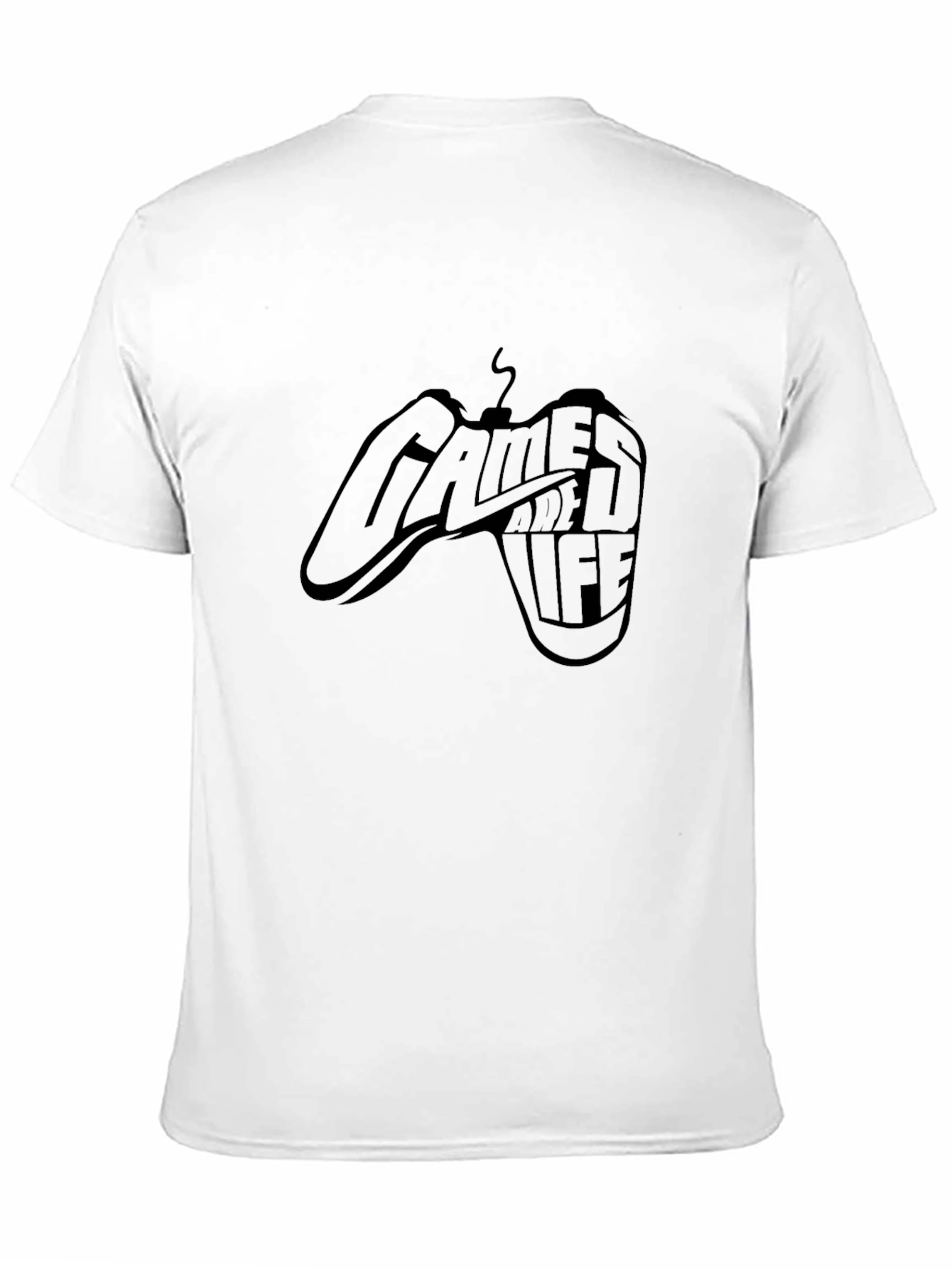 Black Games of Life Black T-Shirt - Gamer Style view 11