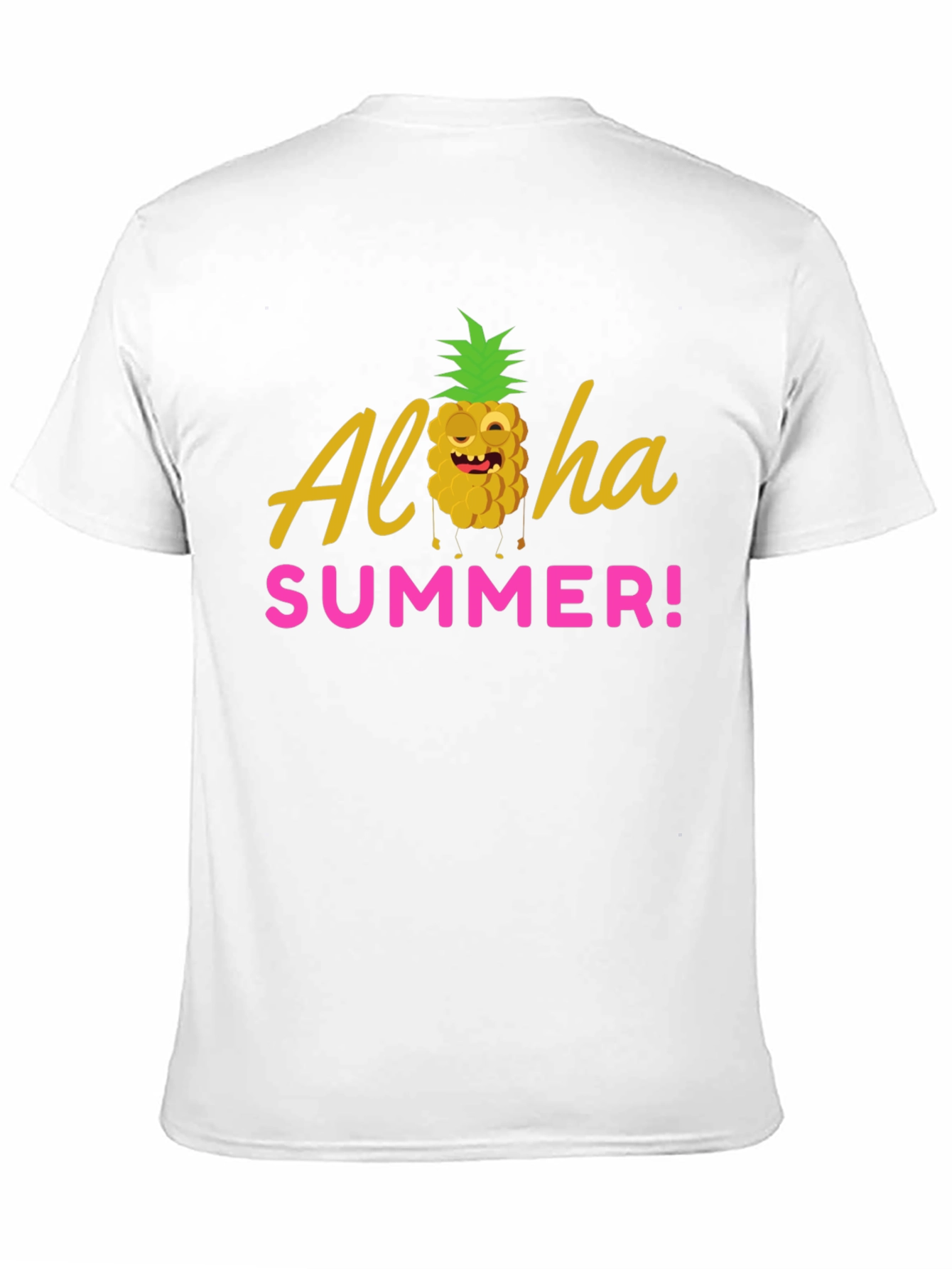 Black Aloha Summer Graphic T-Shirt - Black view 11