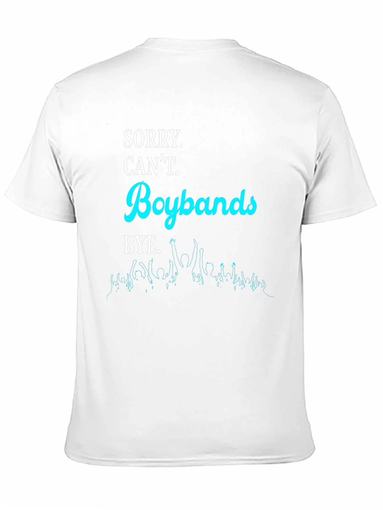 Black Boybands T-Shirt - Sorry Can't Bye Tee view 11