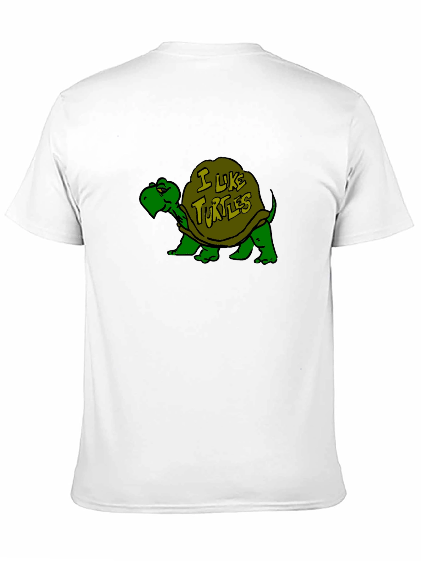 Black I Like Turtles Black T-Shirt view 11