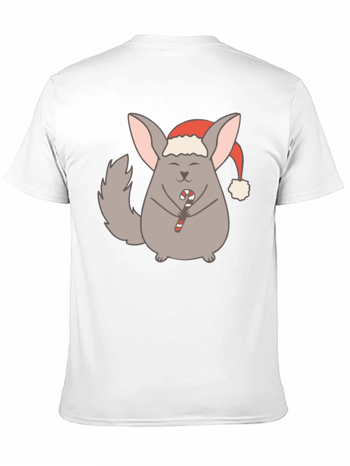 Black Festive Chinchilla Graphic Tee - Holiday Edition view 11