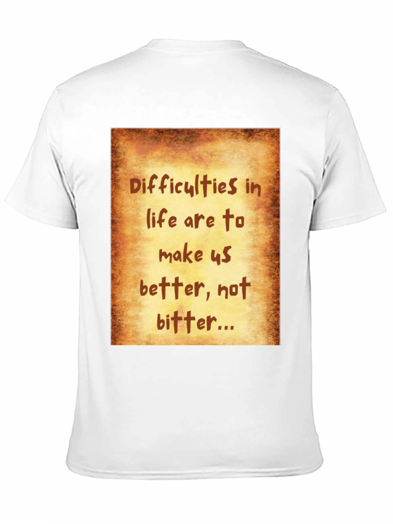 Black Inspirational Quote Graphic Tee - Black view 11