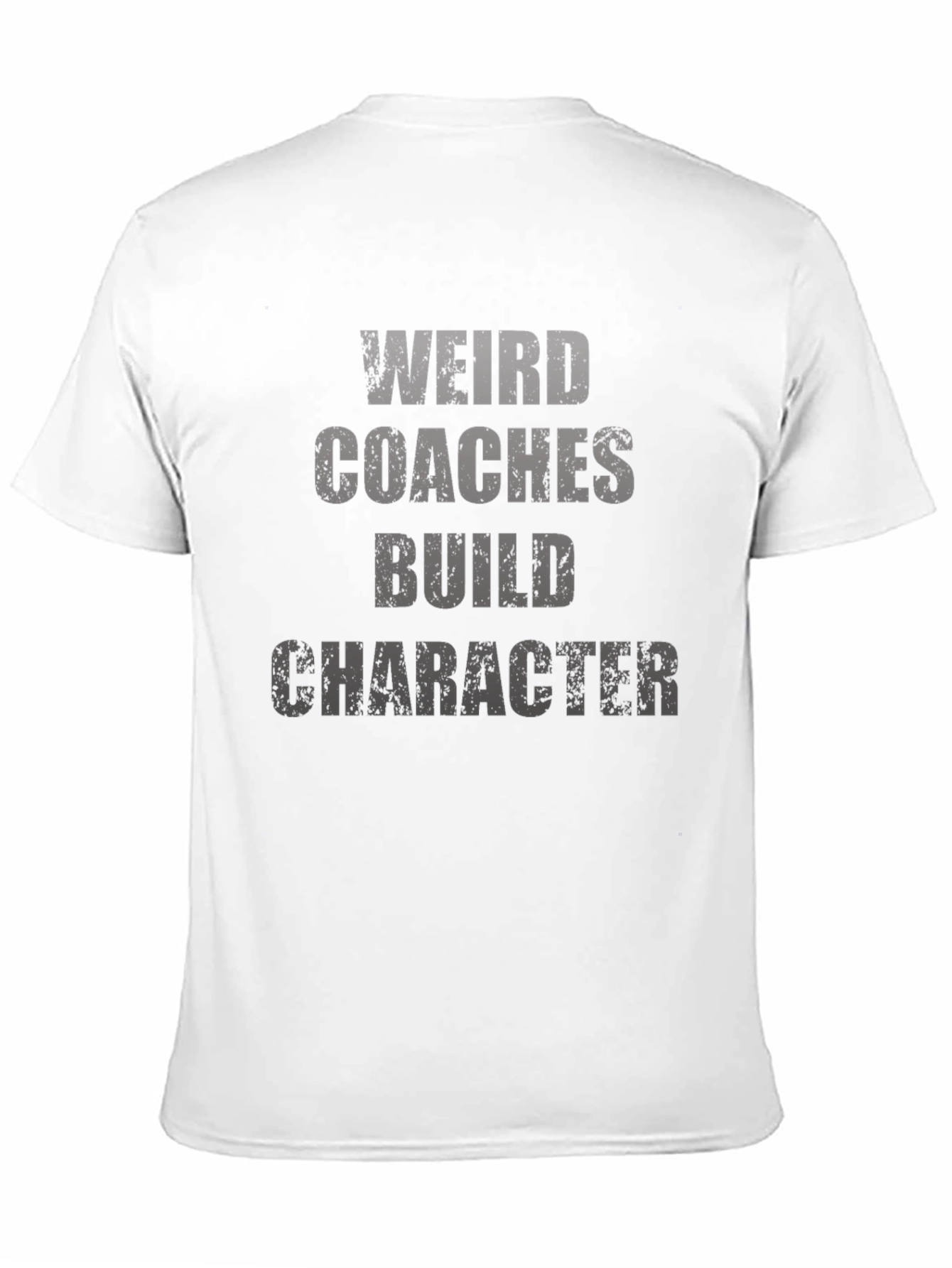 Black Weird Coaches Build Character T-Shirt - Black view 11