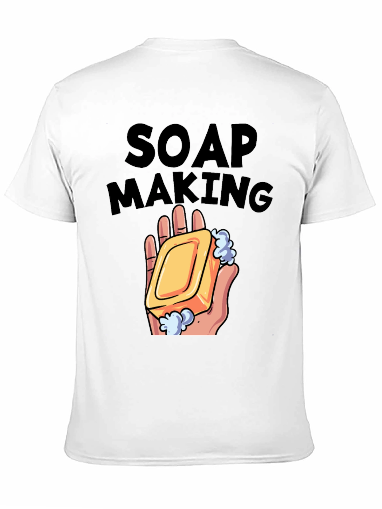 Black Soap Making Graphic T-Shirt view 11