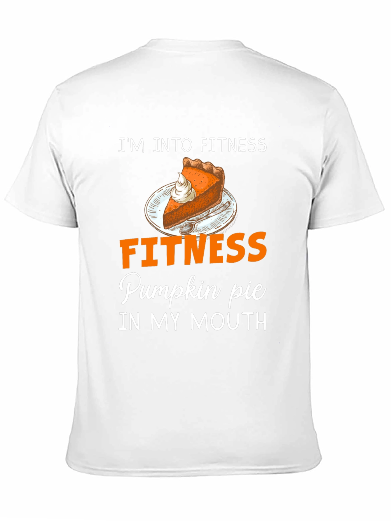 Black Funny Fitness Pumpkin Pie T-Shirt view 11