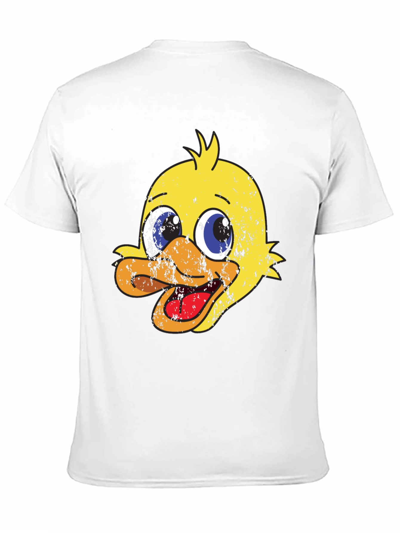 Black Duck Cartoon Graphic Print Black T-Shirt view 11