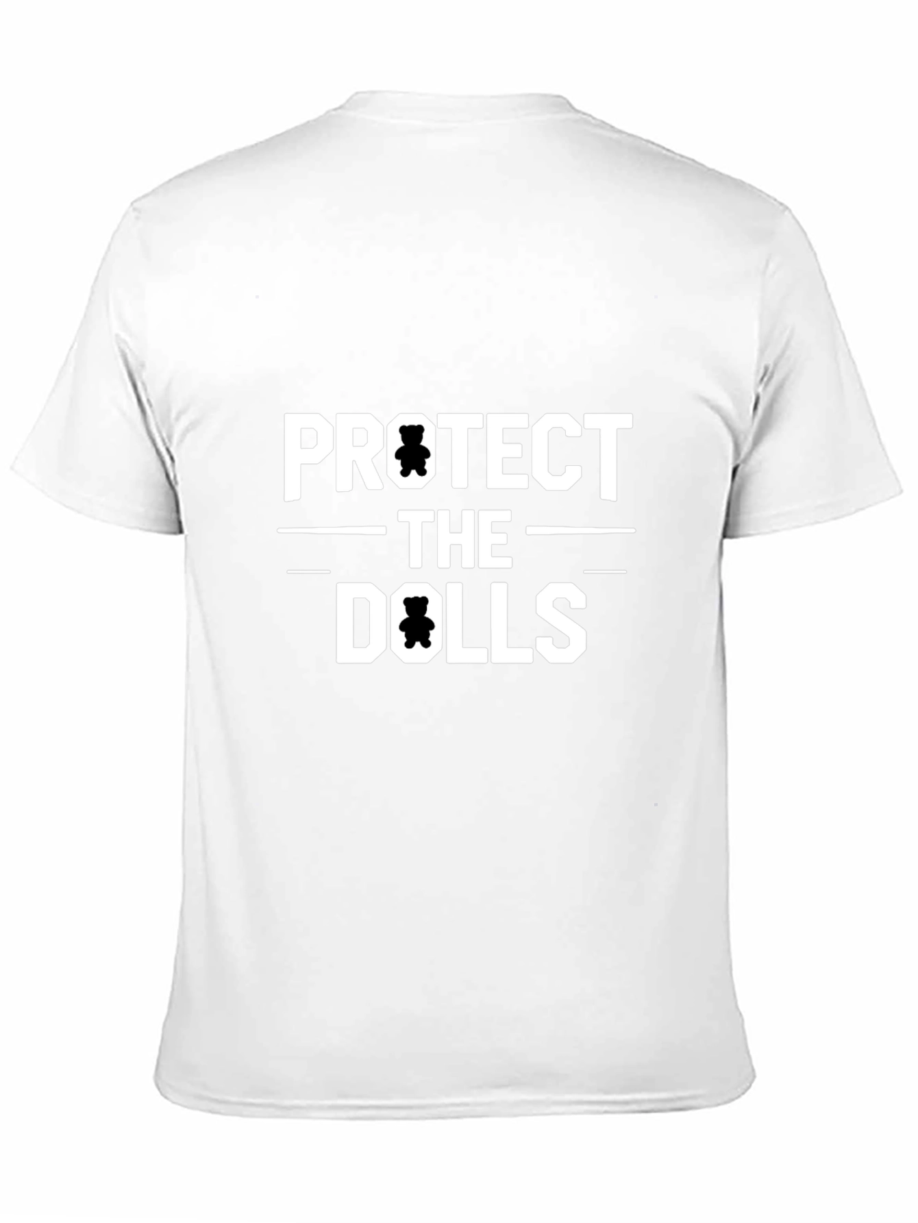 Black Protect the Dolls Graphic Tee - Unisex Cotton T-Shirt view 11