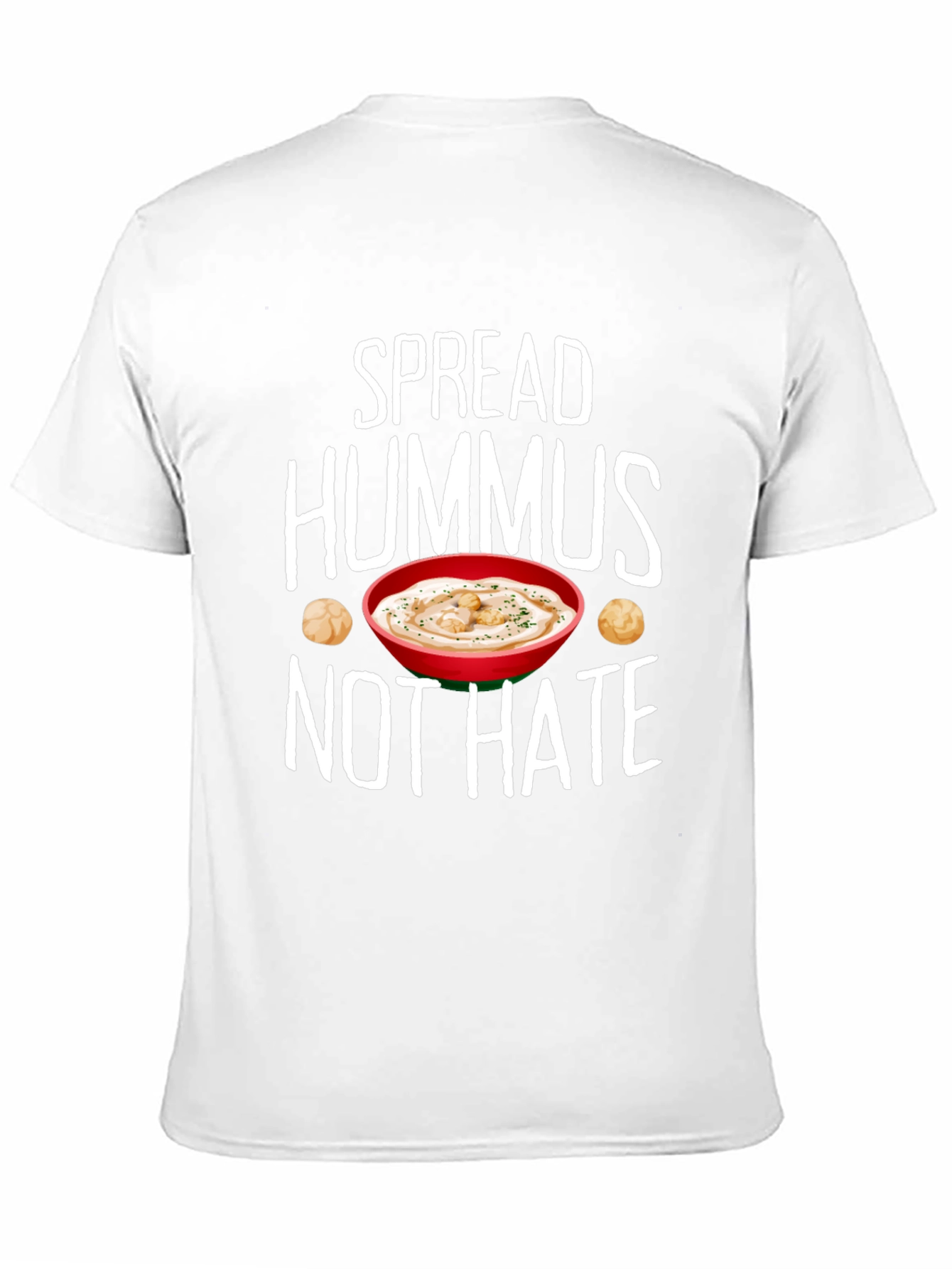 Black Spread Hummus Not Hate Tee view 11