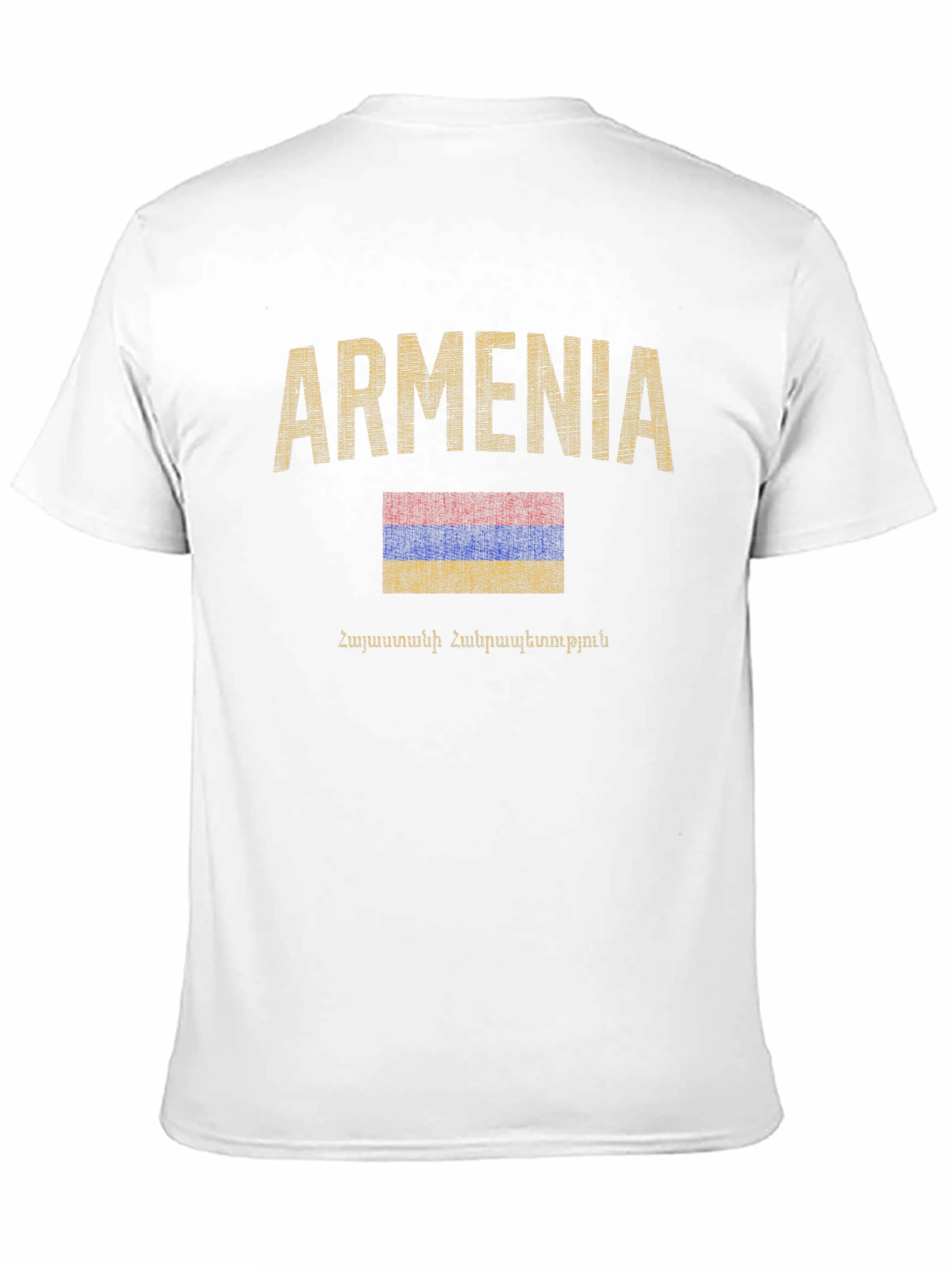 Armenia Flag T-Shirt - Distressed Graphic Tee - 11