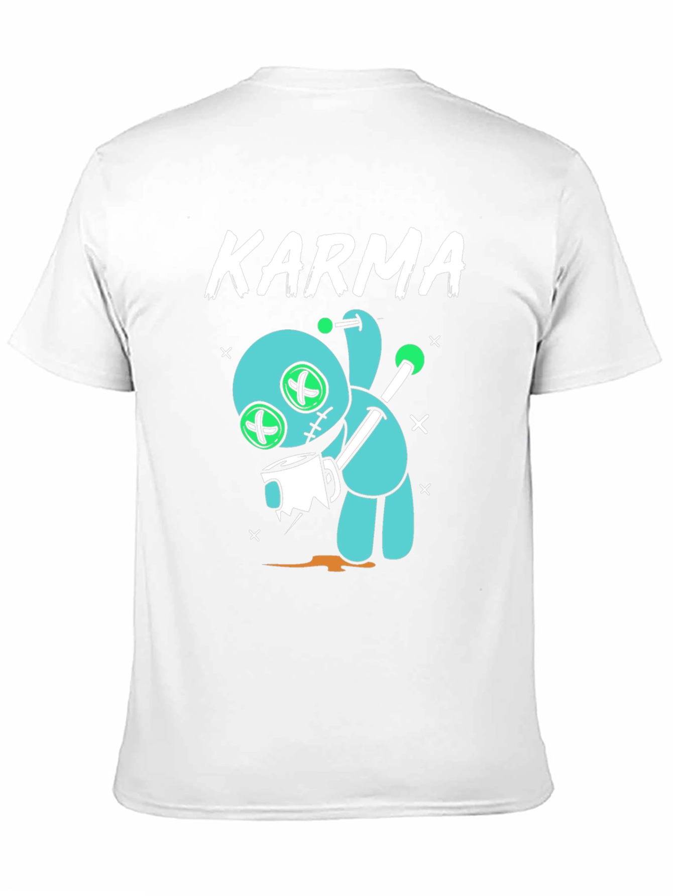 Black Karma Voodoo Doll Graphic T-Shirt view 11