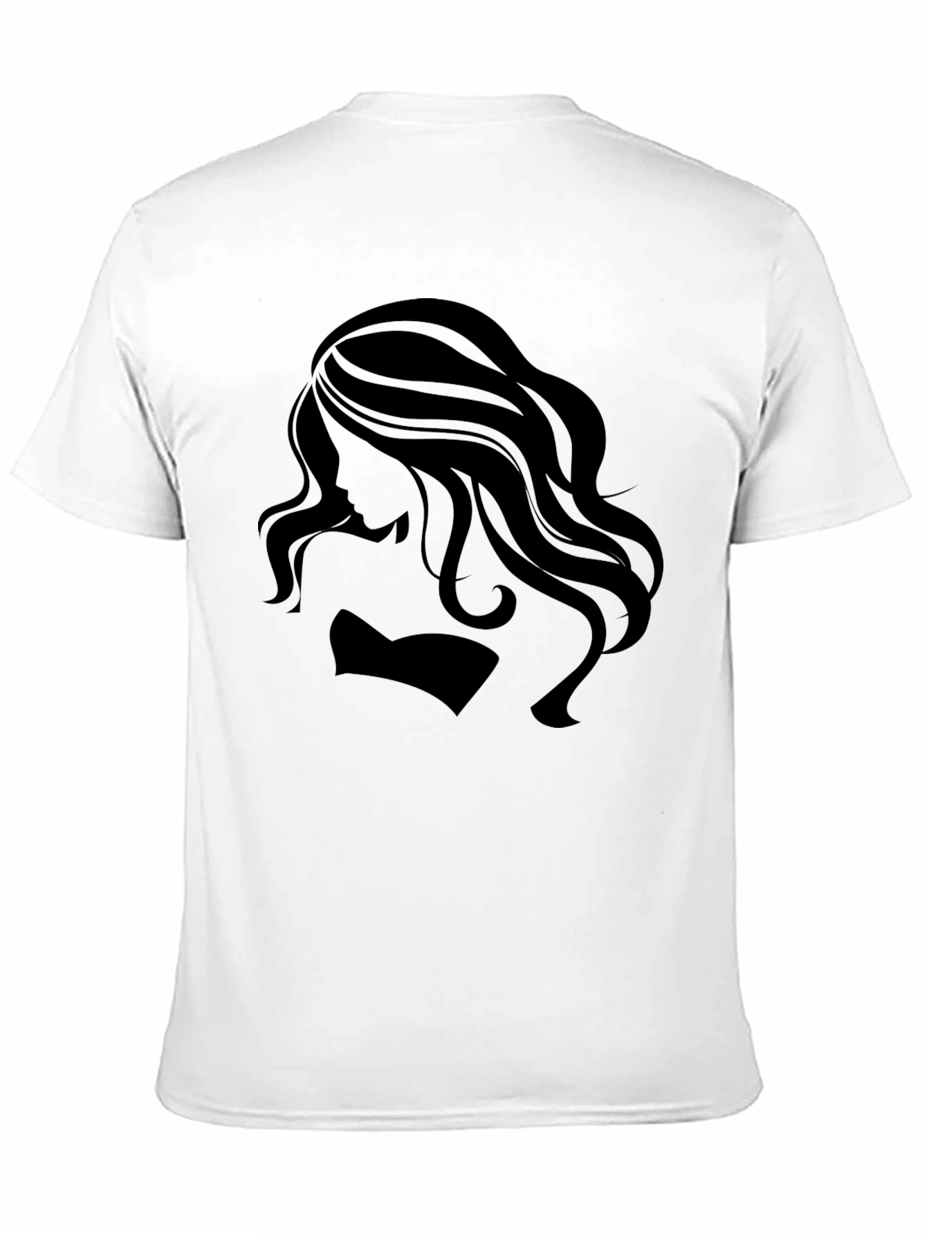 Black Silhouette Graphic Black T-Shirt view 11