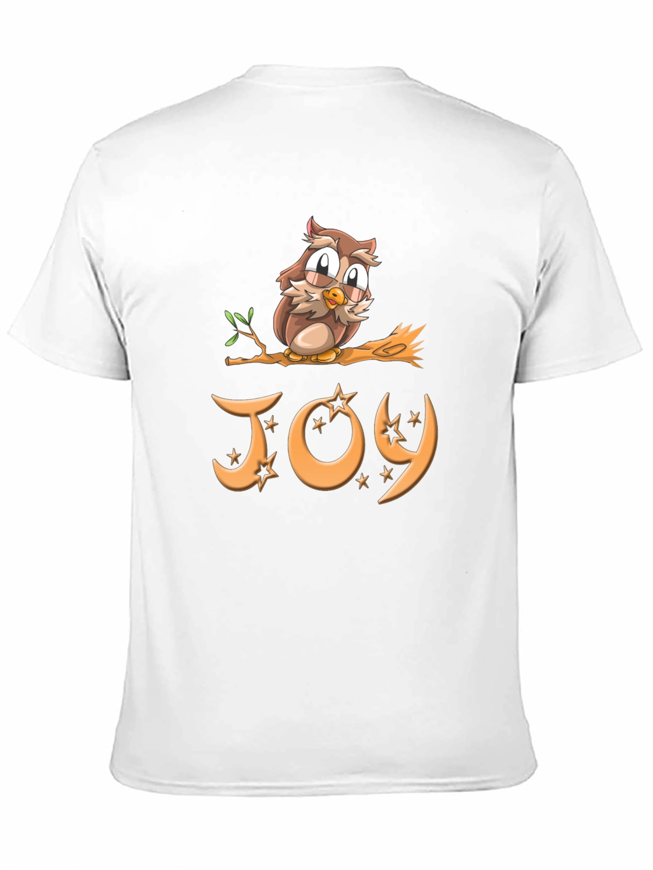 Black Joy Owl T-Shirt - Festive Holiday Design view 11