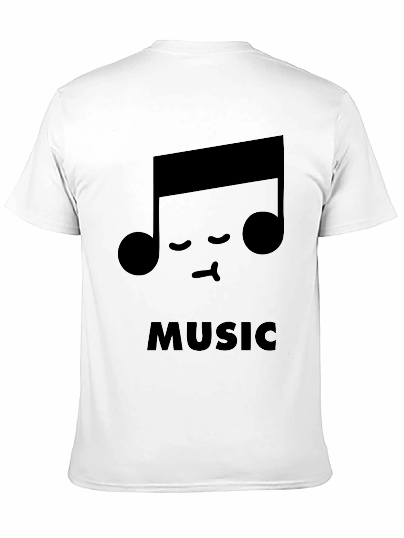 Black Musical Note Graphic Black T-Shirt view 11