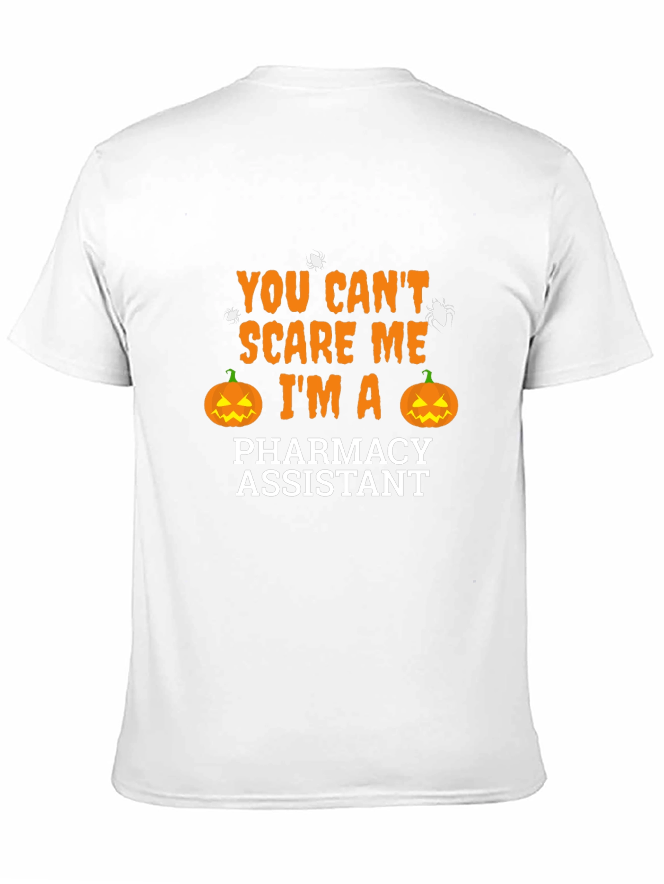 Black Funny Halloween Pharmacy Assistant T-Shirt view 11