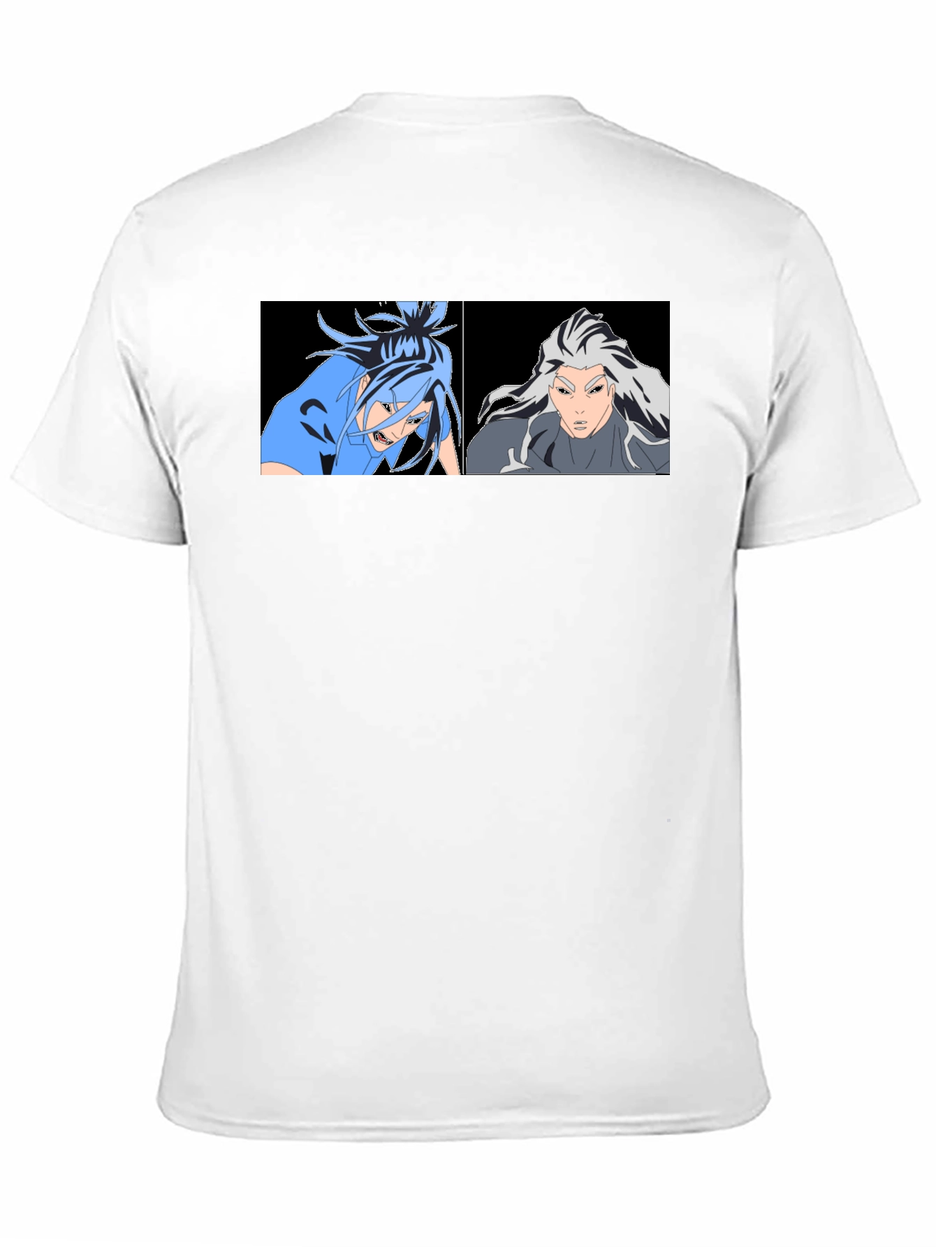 Black Anime Character Graphic Print Black T-Shirt view 11