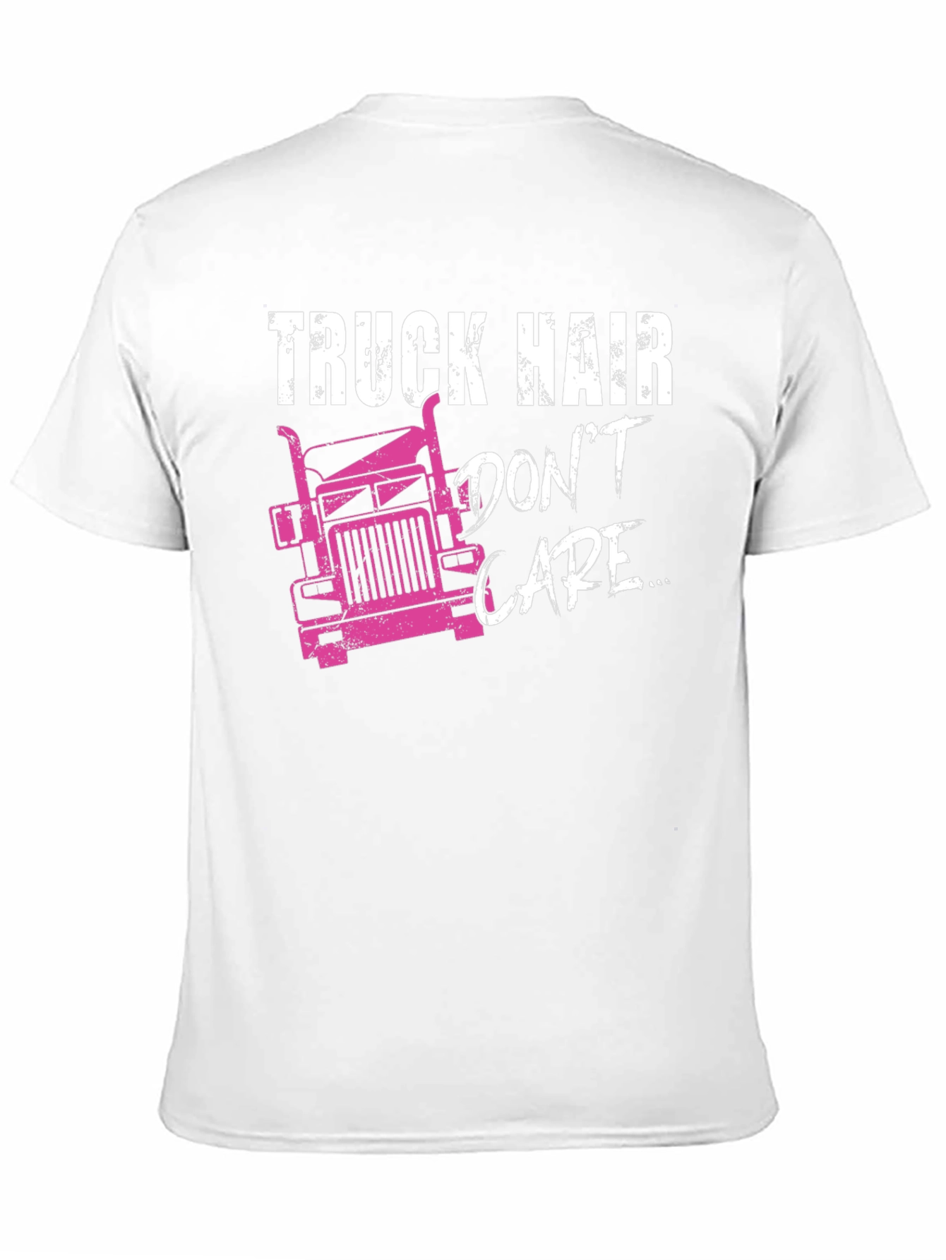 Black Truck Hair Don't Care Graphic T-Shirt view 11