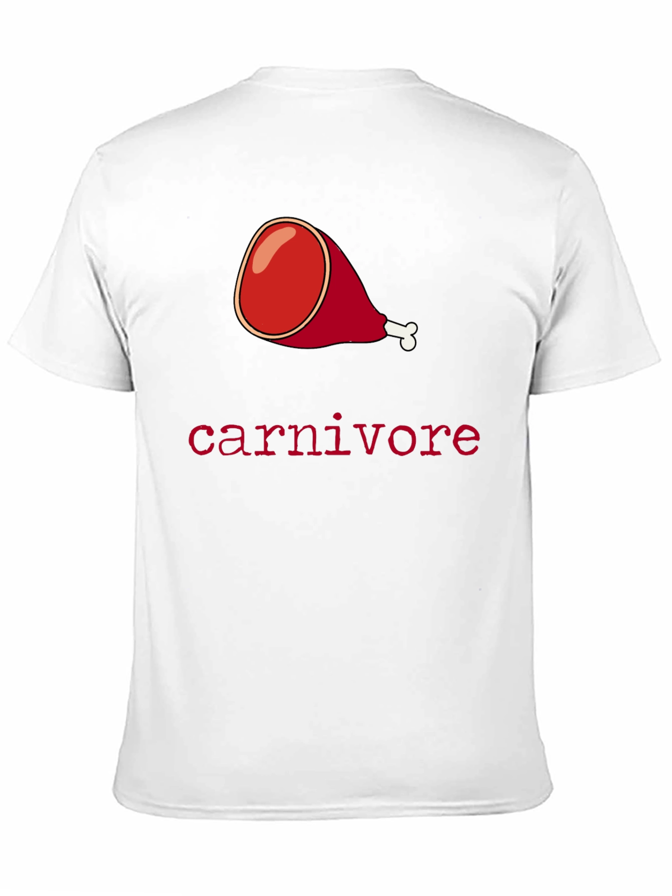 Black Carnivore Ham Graphic Tee - Meat Lover's T-Shirt view 11