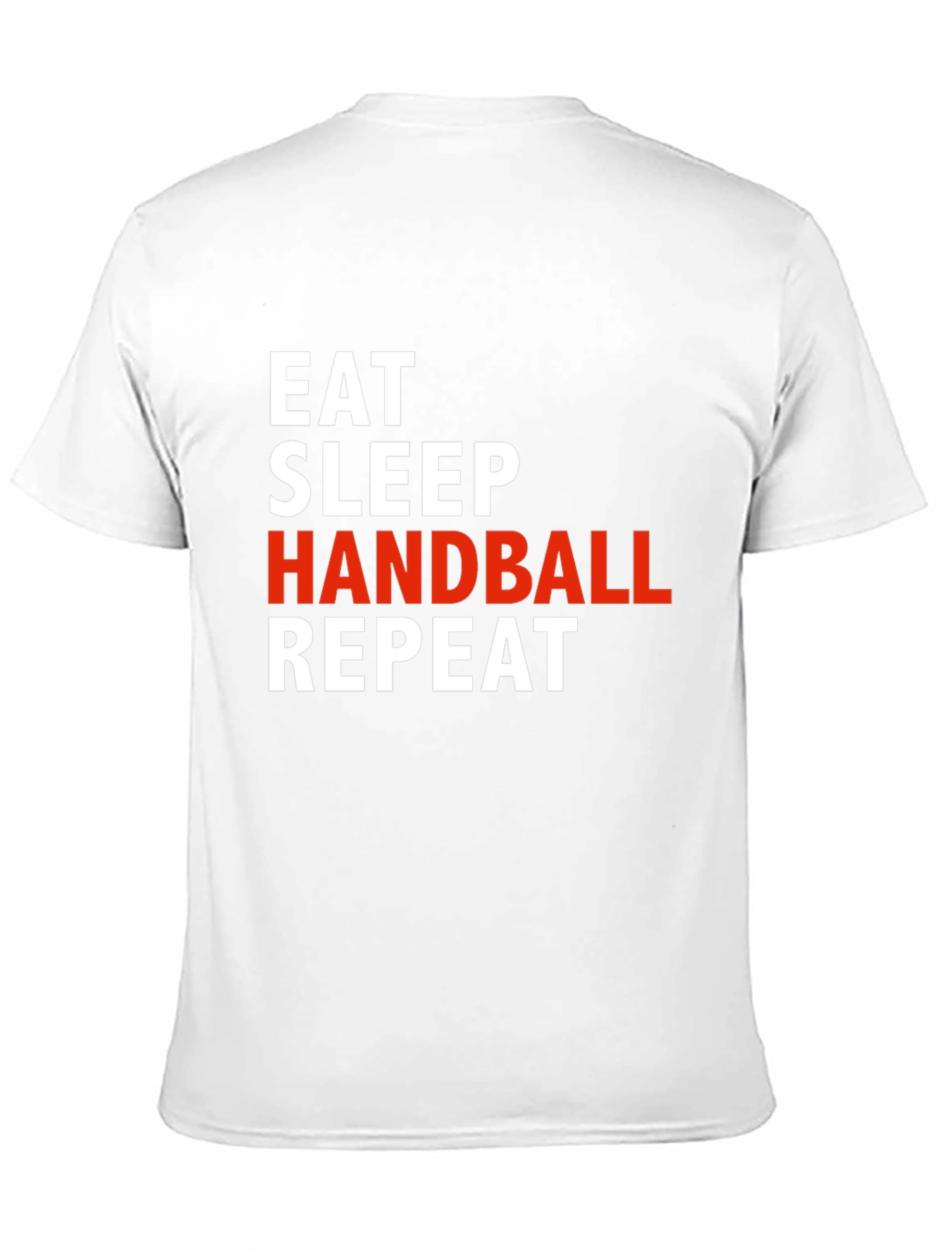 Black Eat Sleep Handball Repeat Graphic T-Shirt view 11