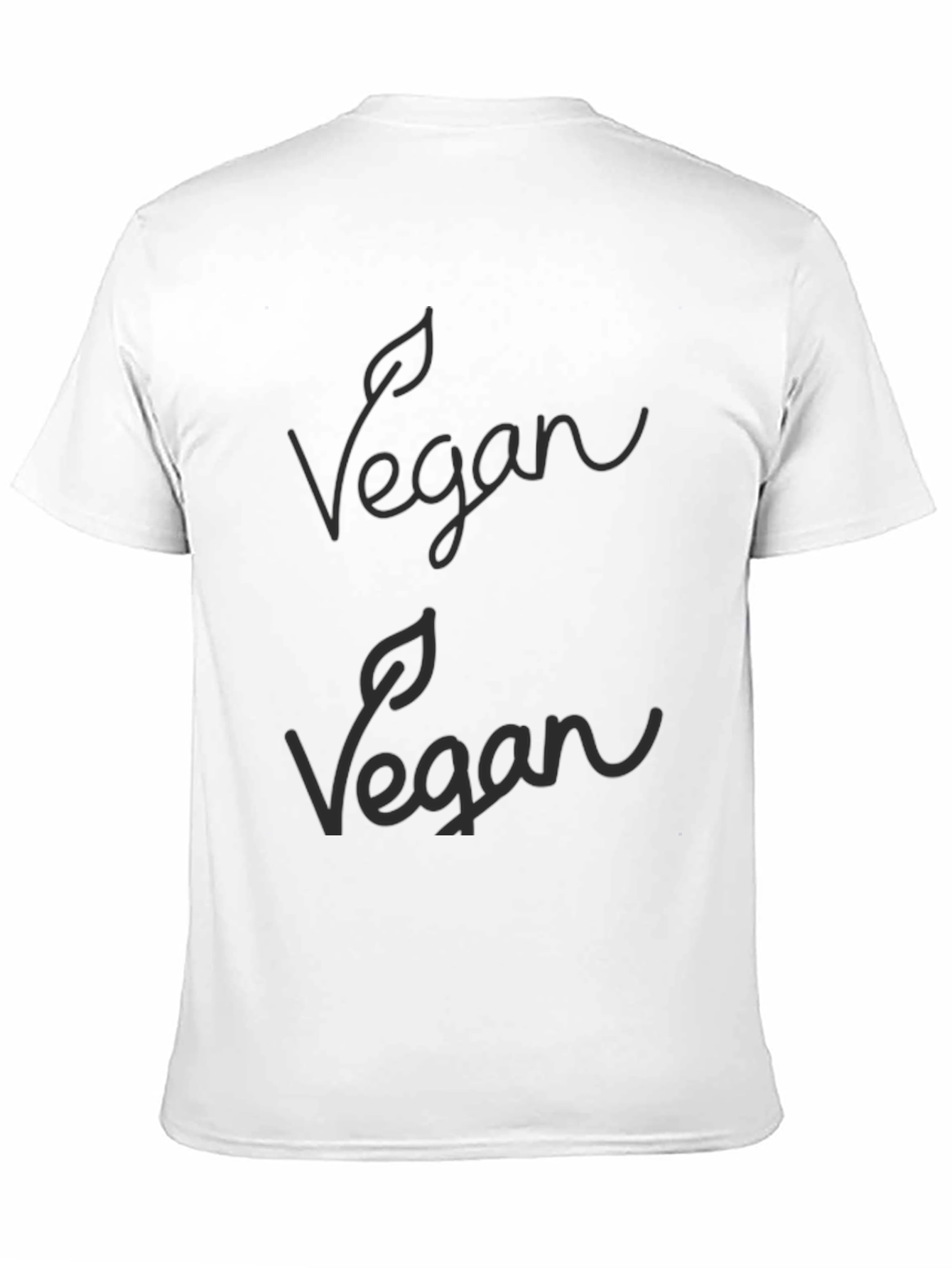 Black Vegan Graphic Print T-Shirt - Eco-Friendly Fashion view 11