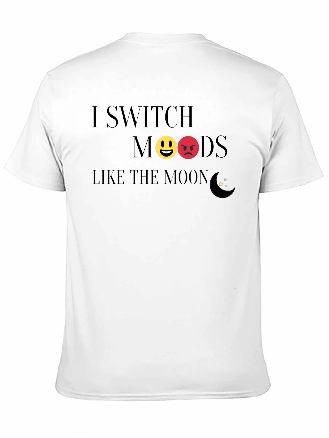 Black Moods Like the Moon Graphic Tee view 11