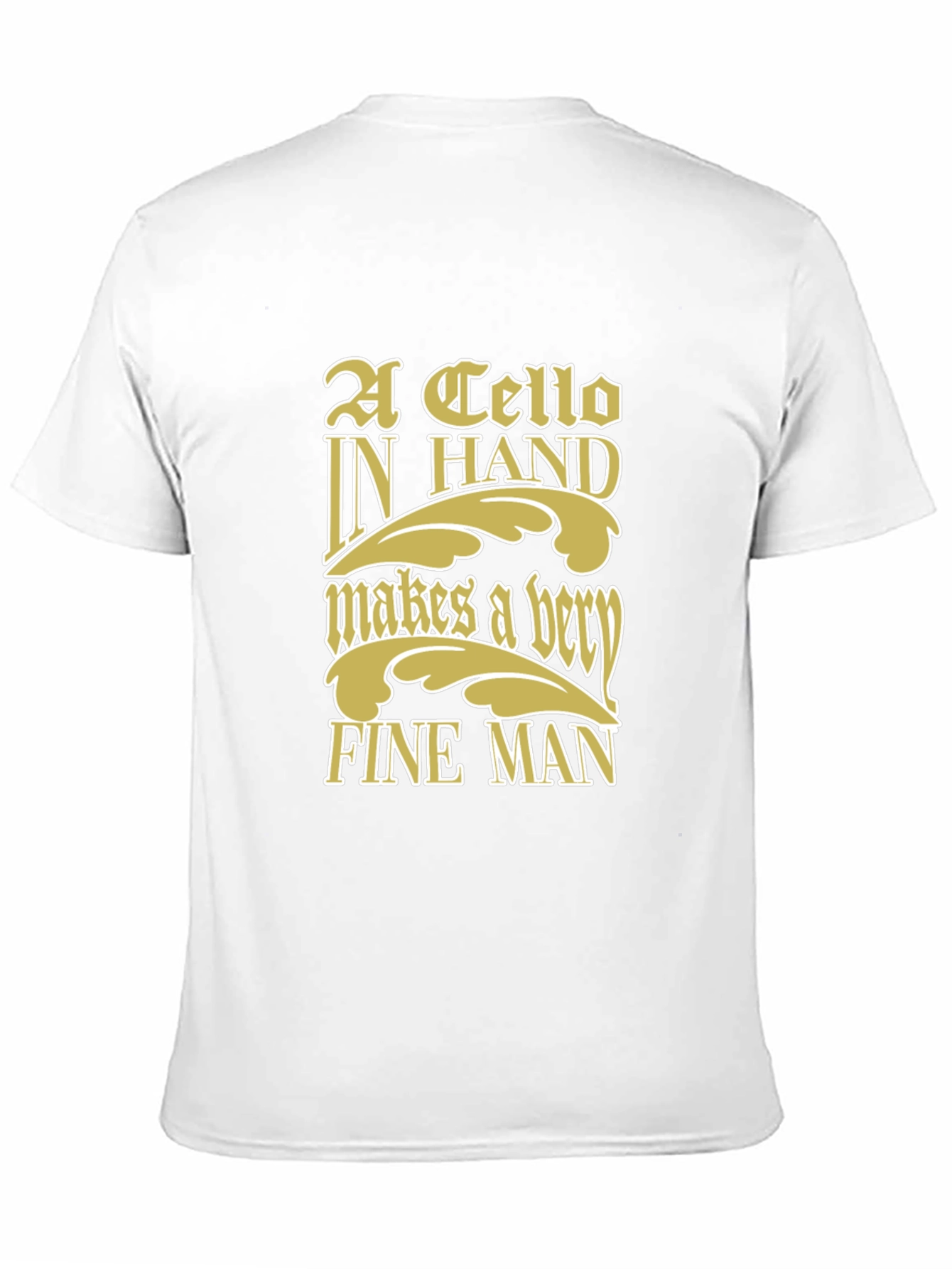 Black Cello In Hand Graphic T-Shirt view 11