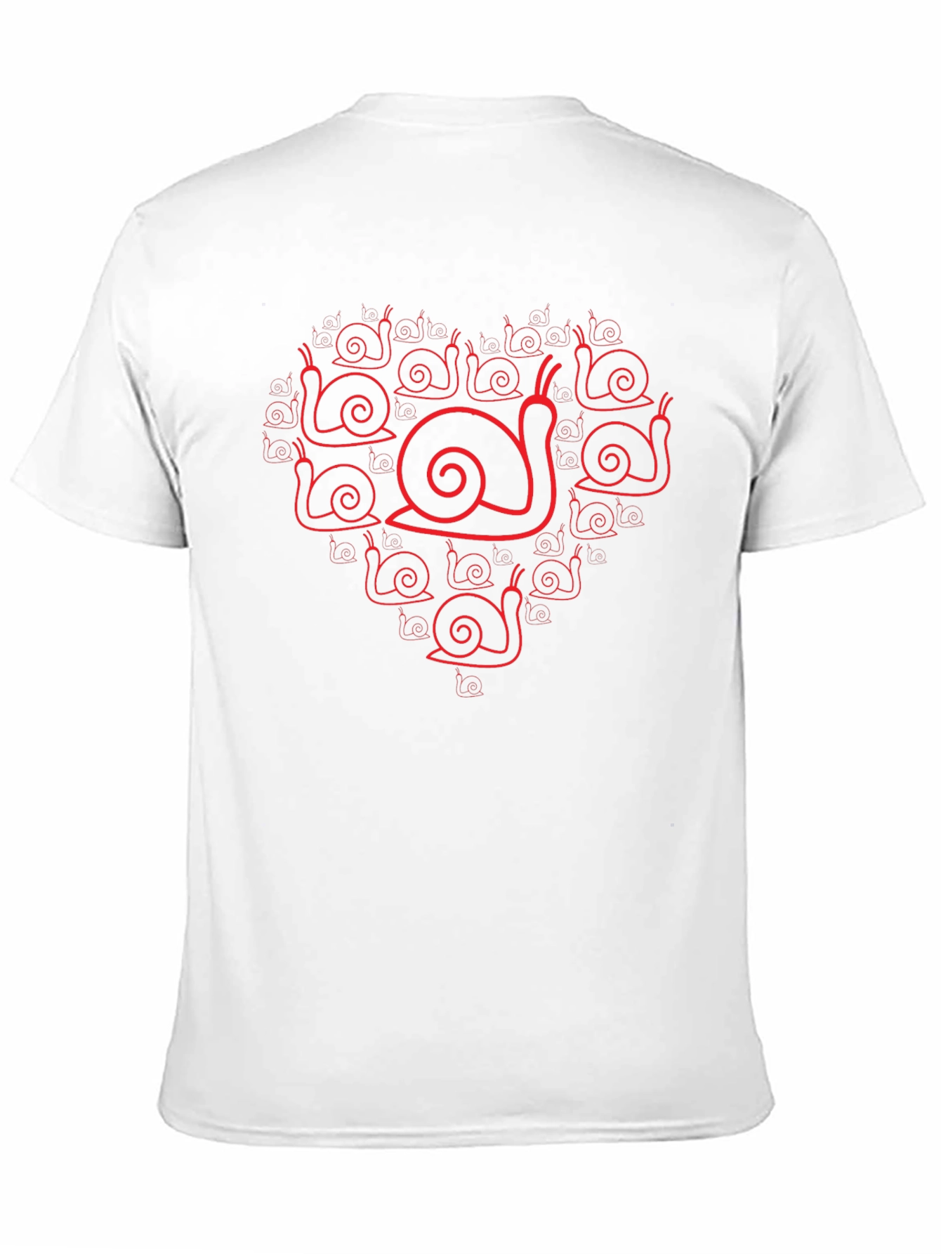 Black Snail Heart Graphic Tee - Black view 11