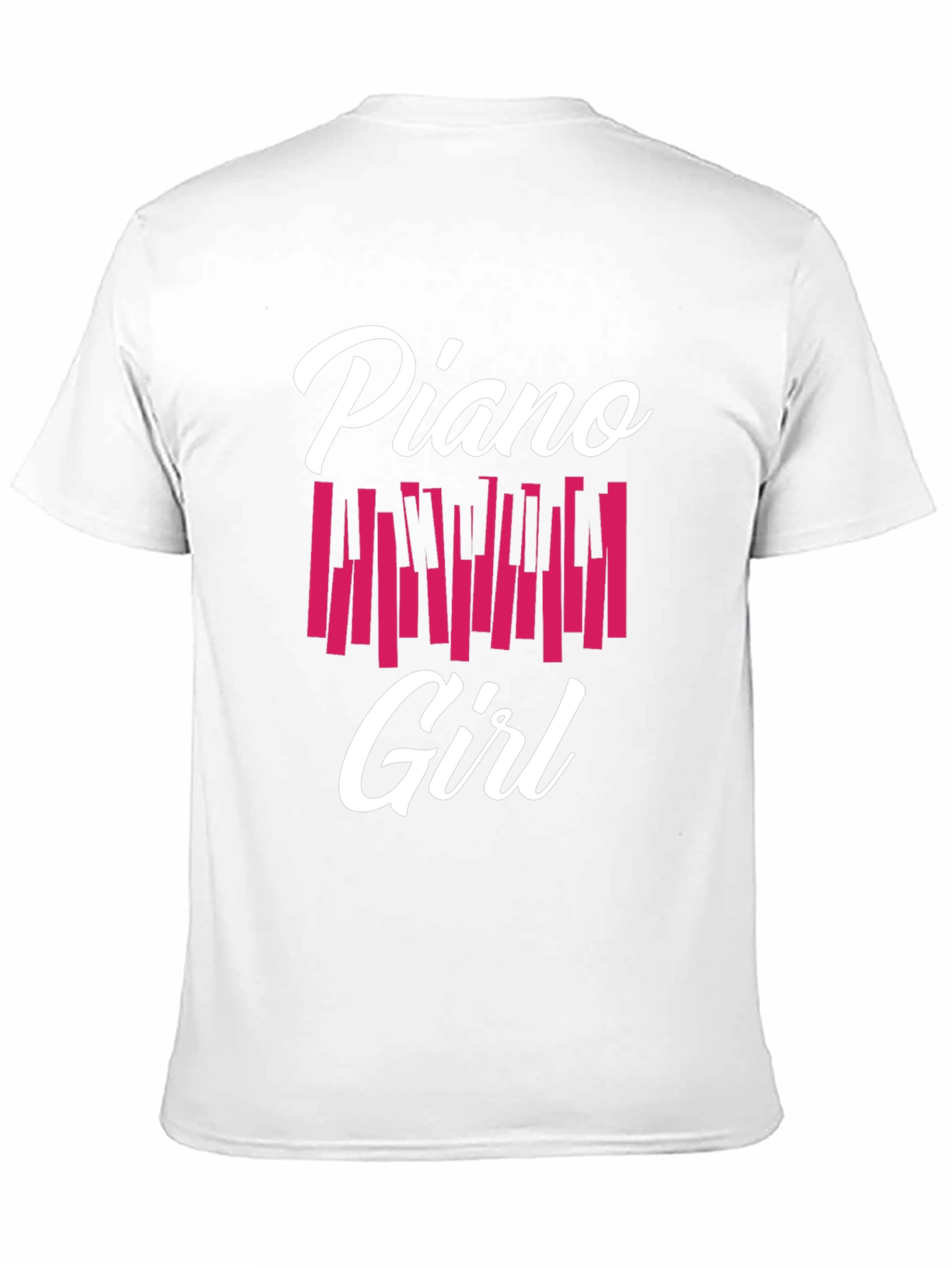 Black Piano Girl Graphic Tee - Musician Fashion view 11