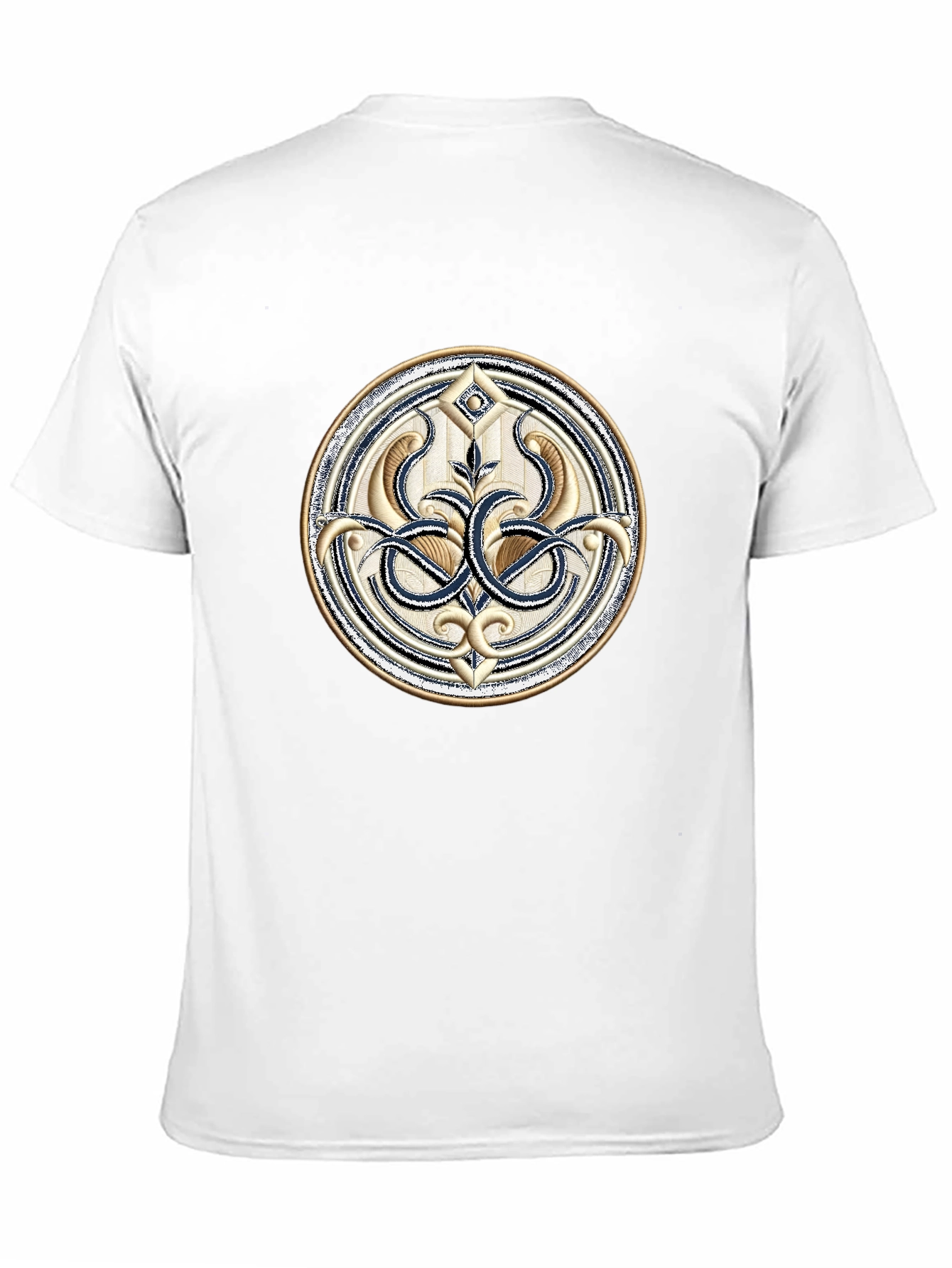 Ornate Emblem Black T-Shirt - 11