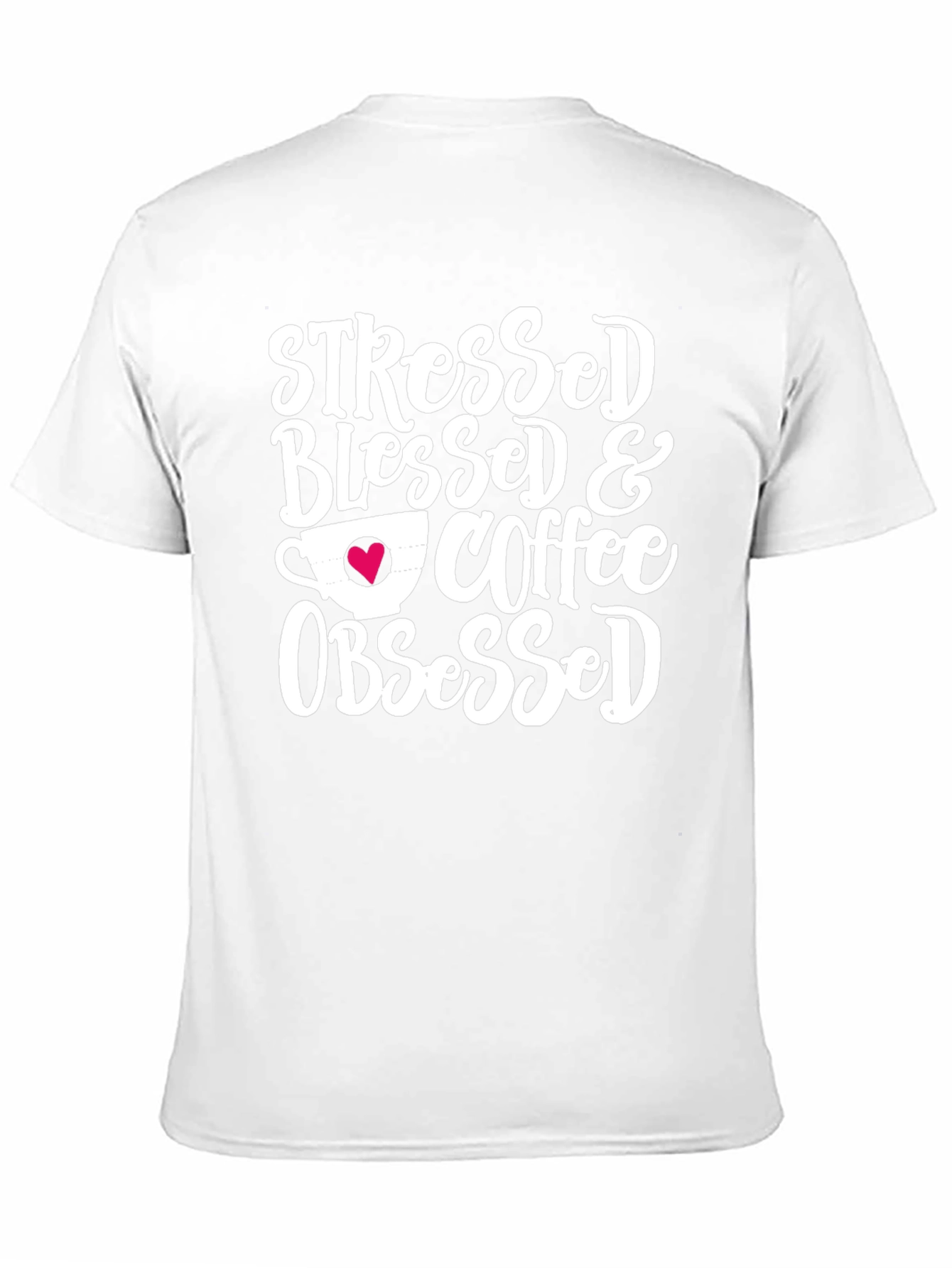 Black Stressed Blessed & Coffee Obsessed Graphic Tee view 11