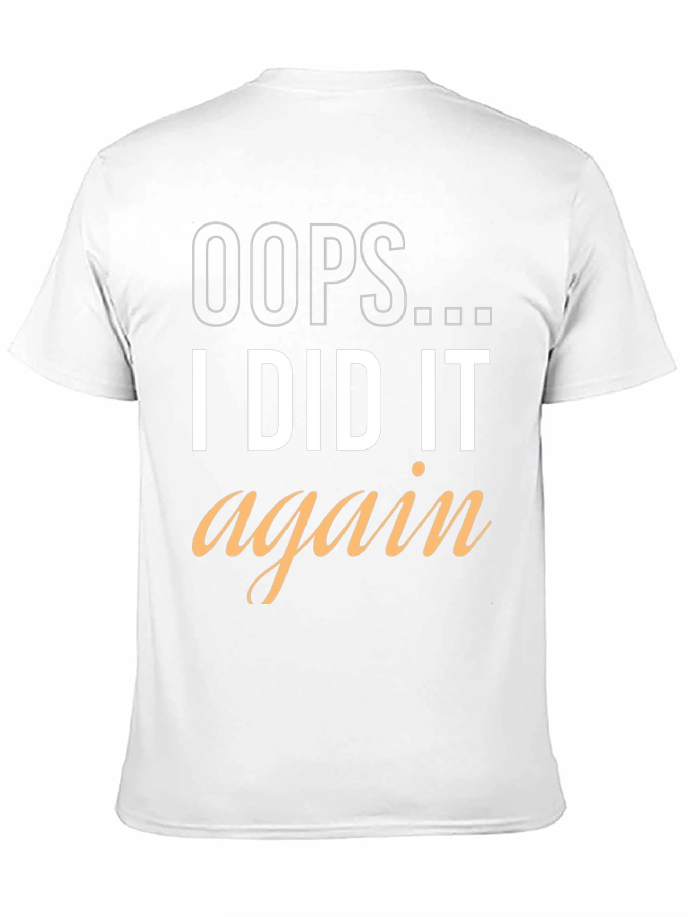 Black Oops I Did It Again Graphic Tee view 11