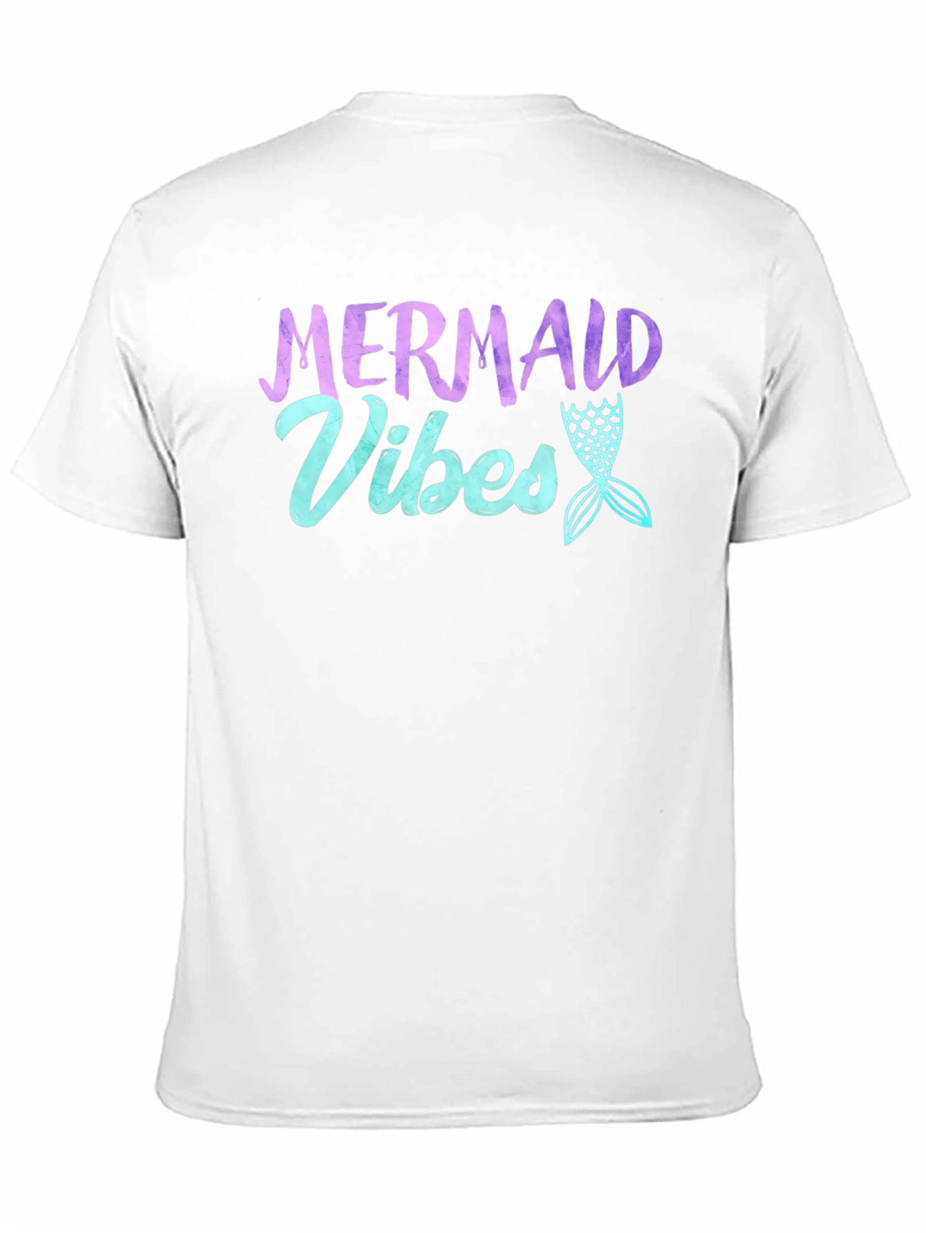 Black Mermaid Vibes T-Shirt - Black Graphic Tee view 11