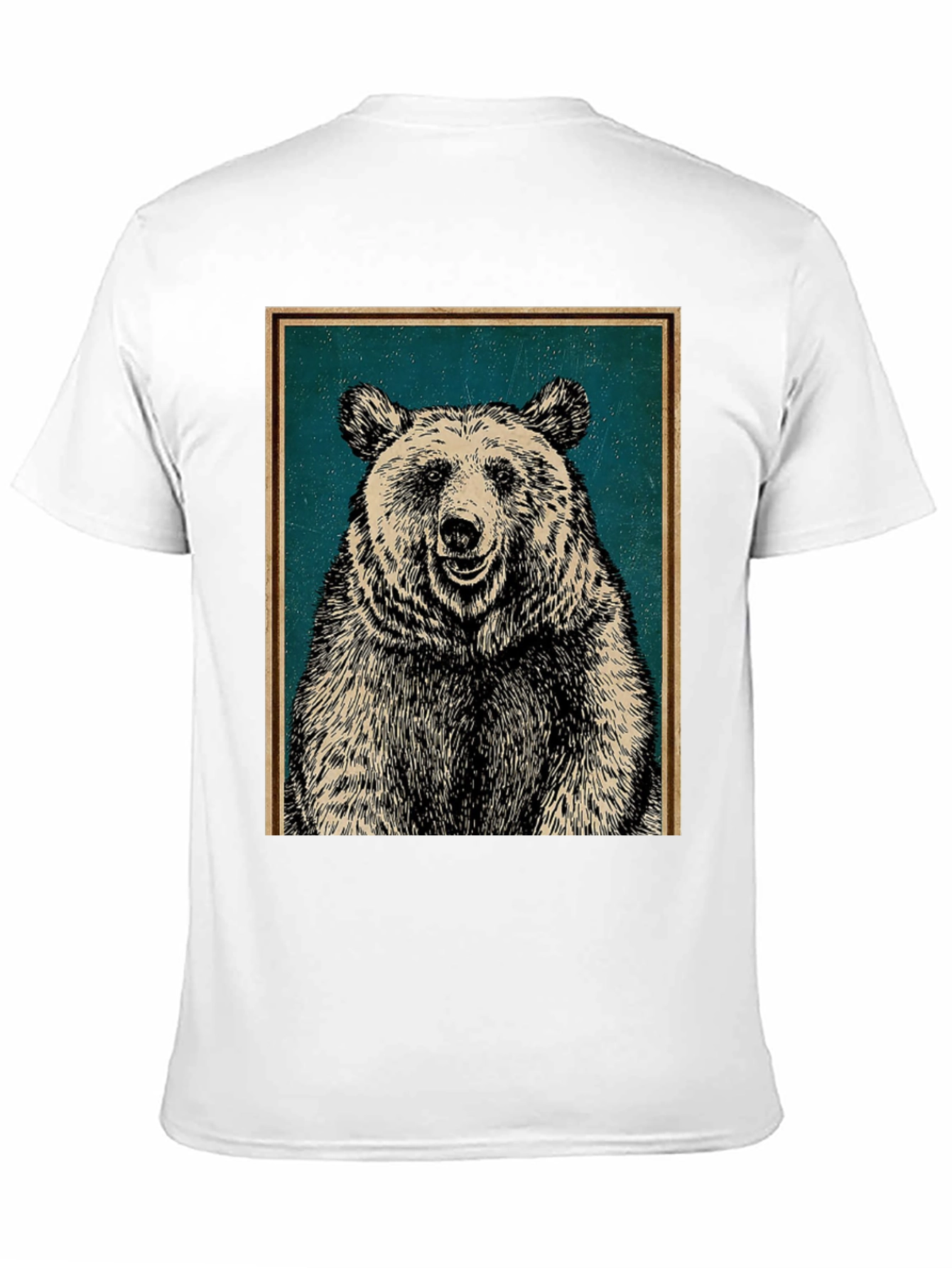 Black Bear Graphic Print Crew Neck T-Shirt view 11